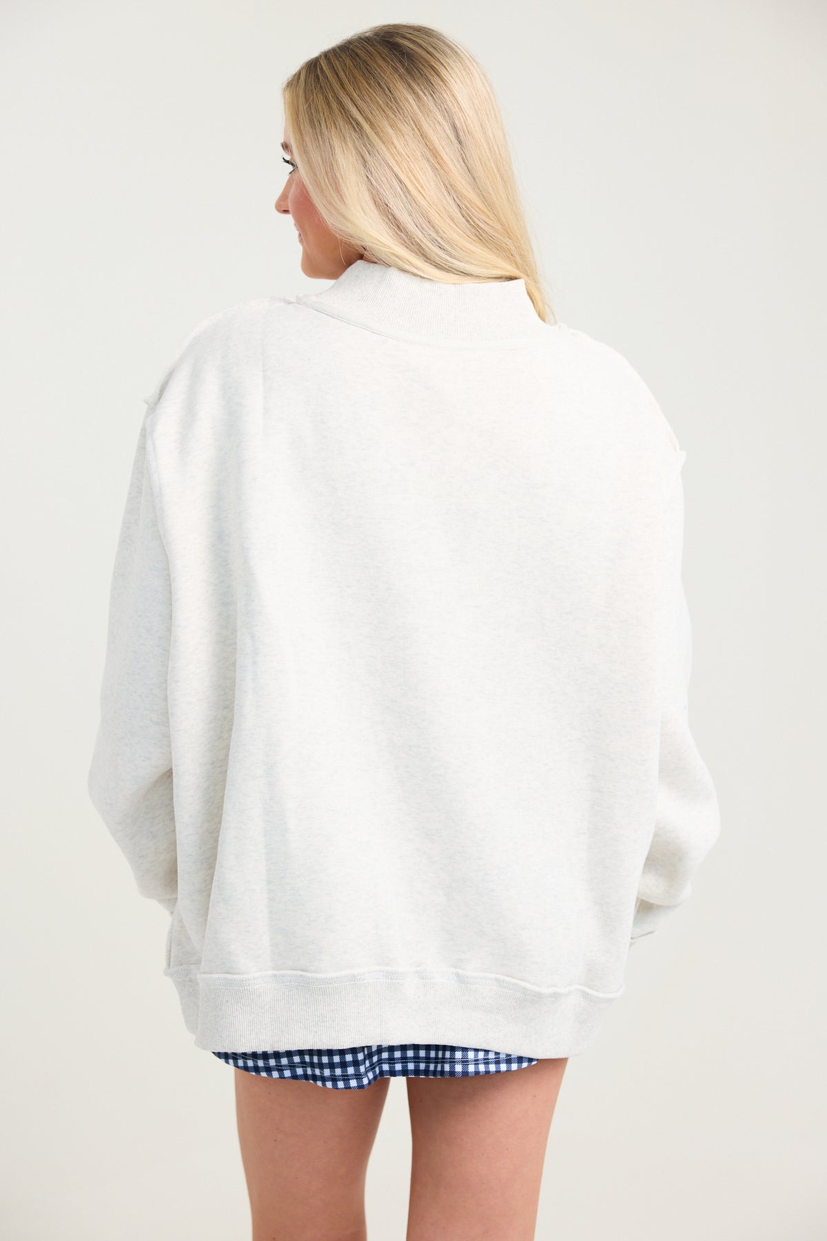 The Tigers Embroidered Mock Neck