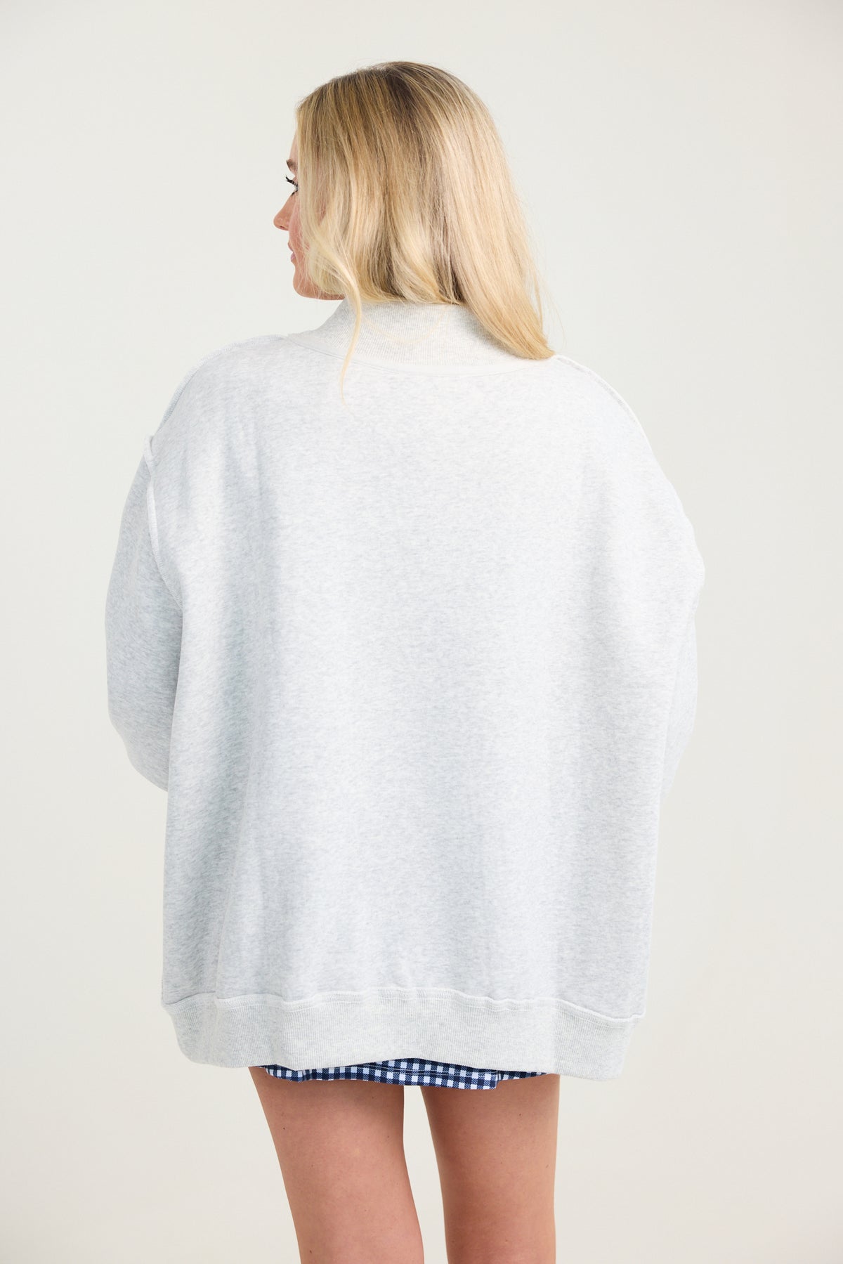 The AUB Embroidered Mock Neck Sweatshirt