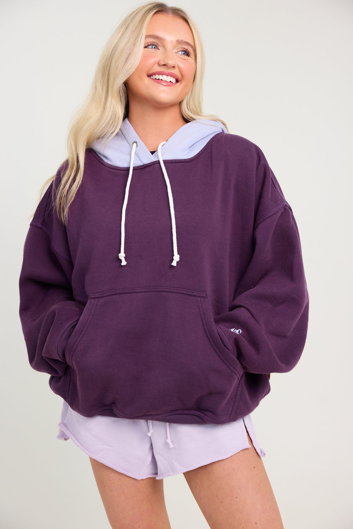 Free People Final Call Colorblock Hoodie