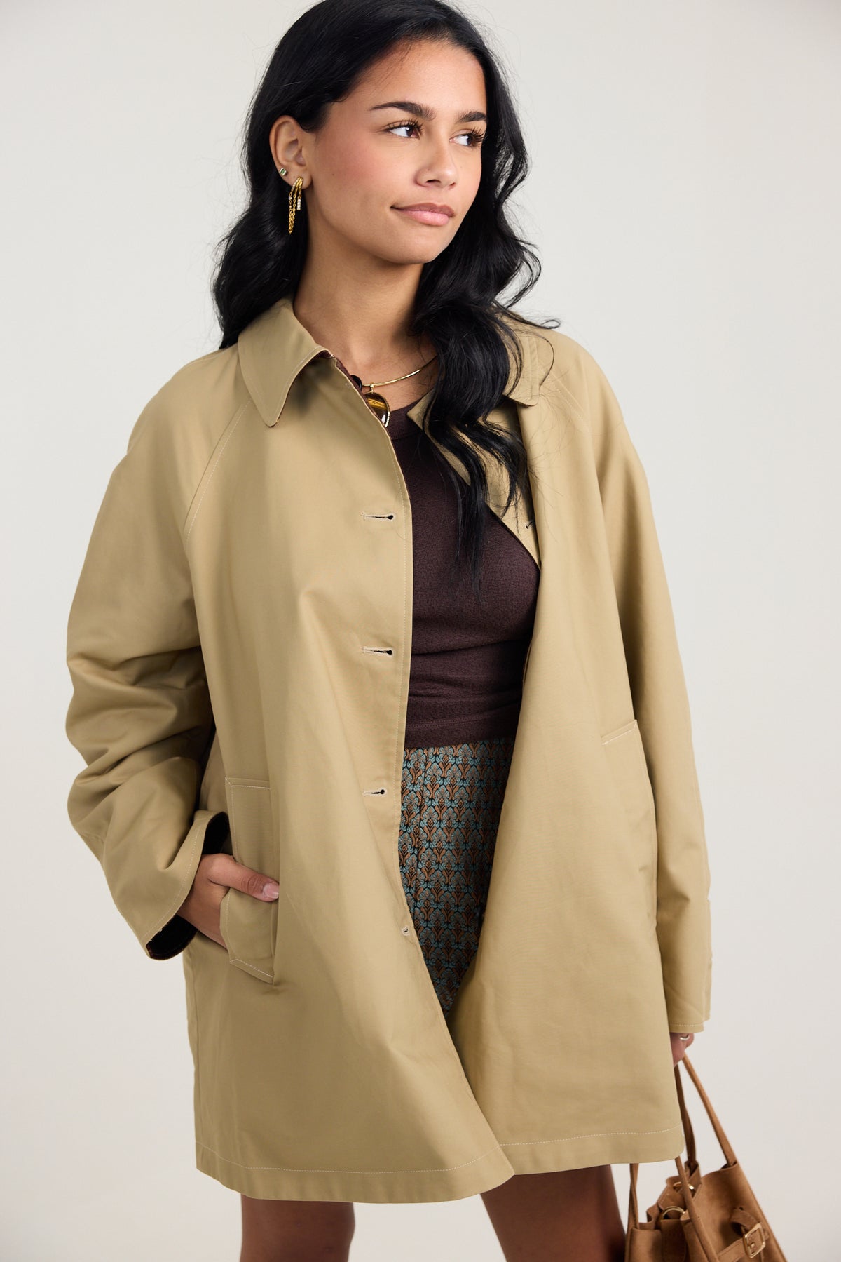 Lucy Paris Carolina Trench Coat