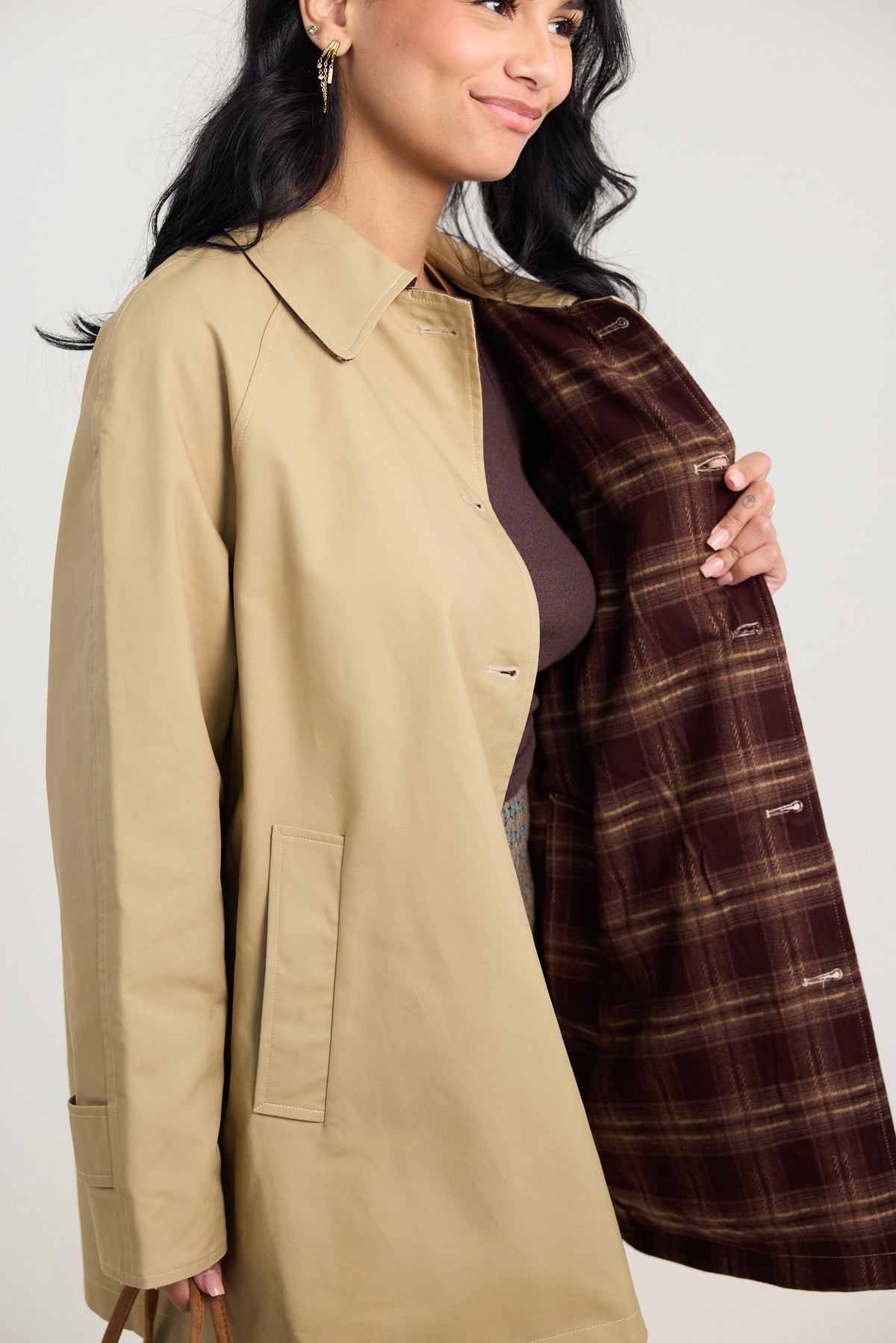 Lucy Paris Carolina Trench Coat