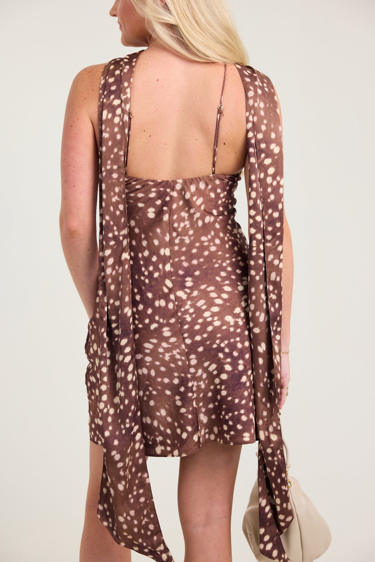The Penny Deer Slip Mini Dress