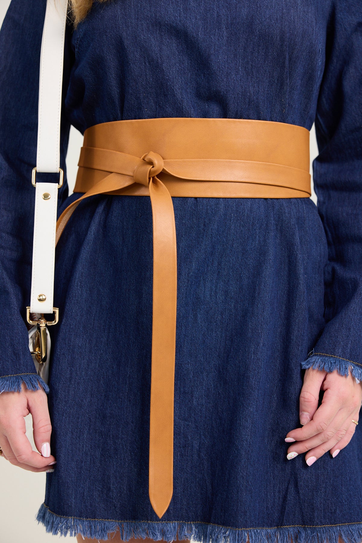 Obi Wrap Genuine Leather Belt