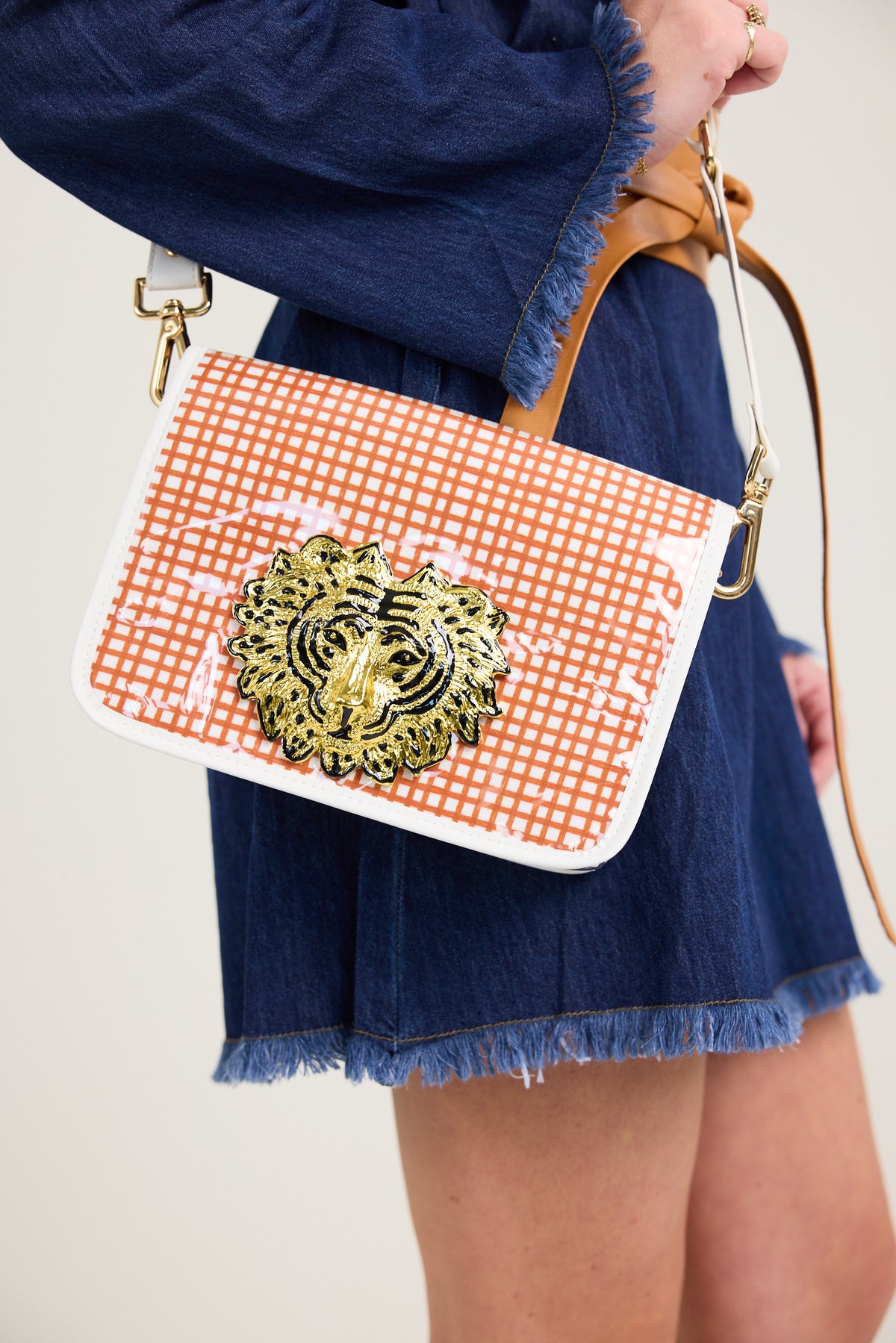 The Tigris Grid Clear Stadium Bag