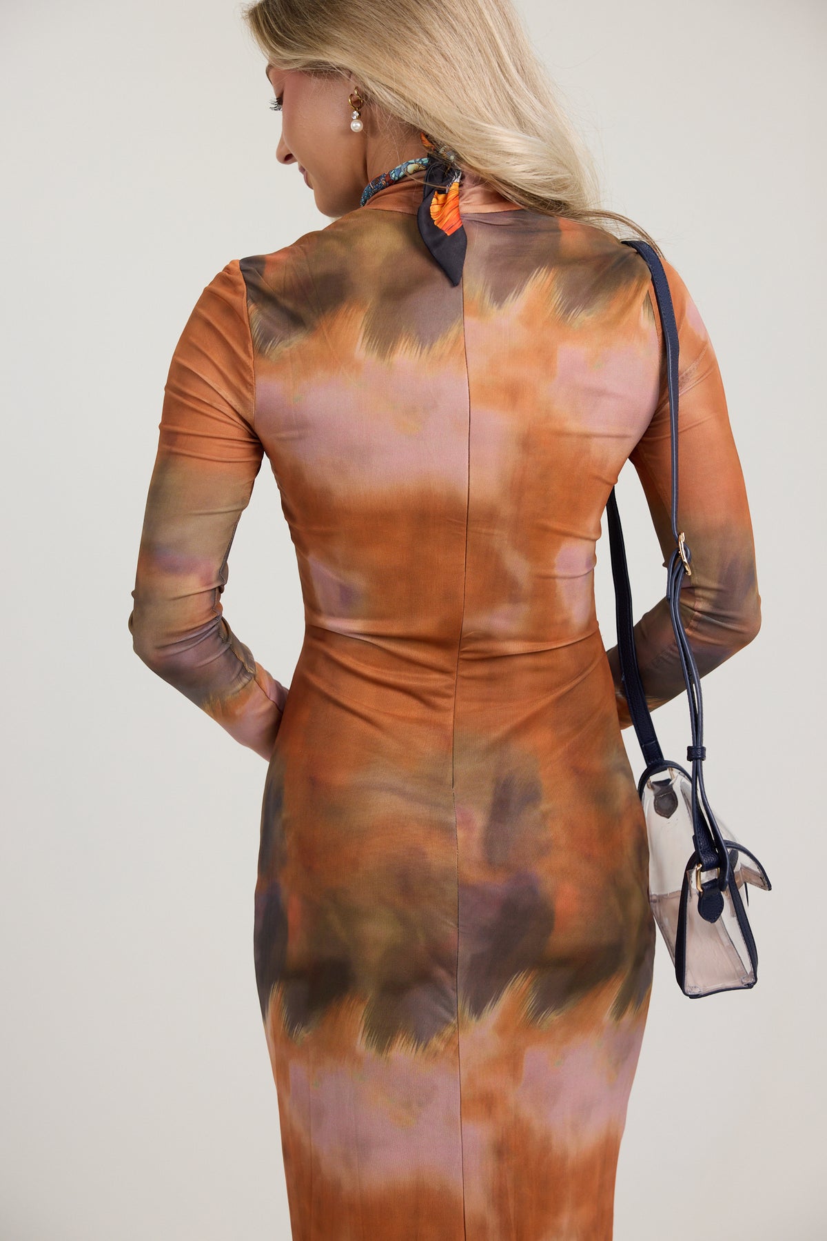 Lulu's Ingrid Long Sleeve Midi Dress