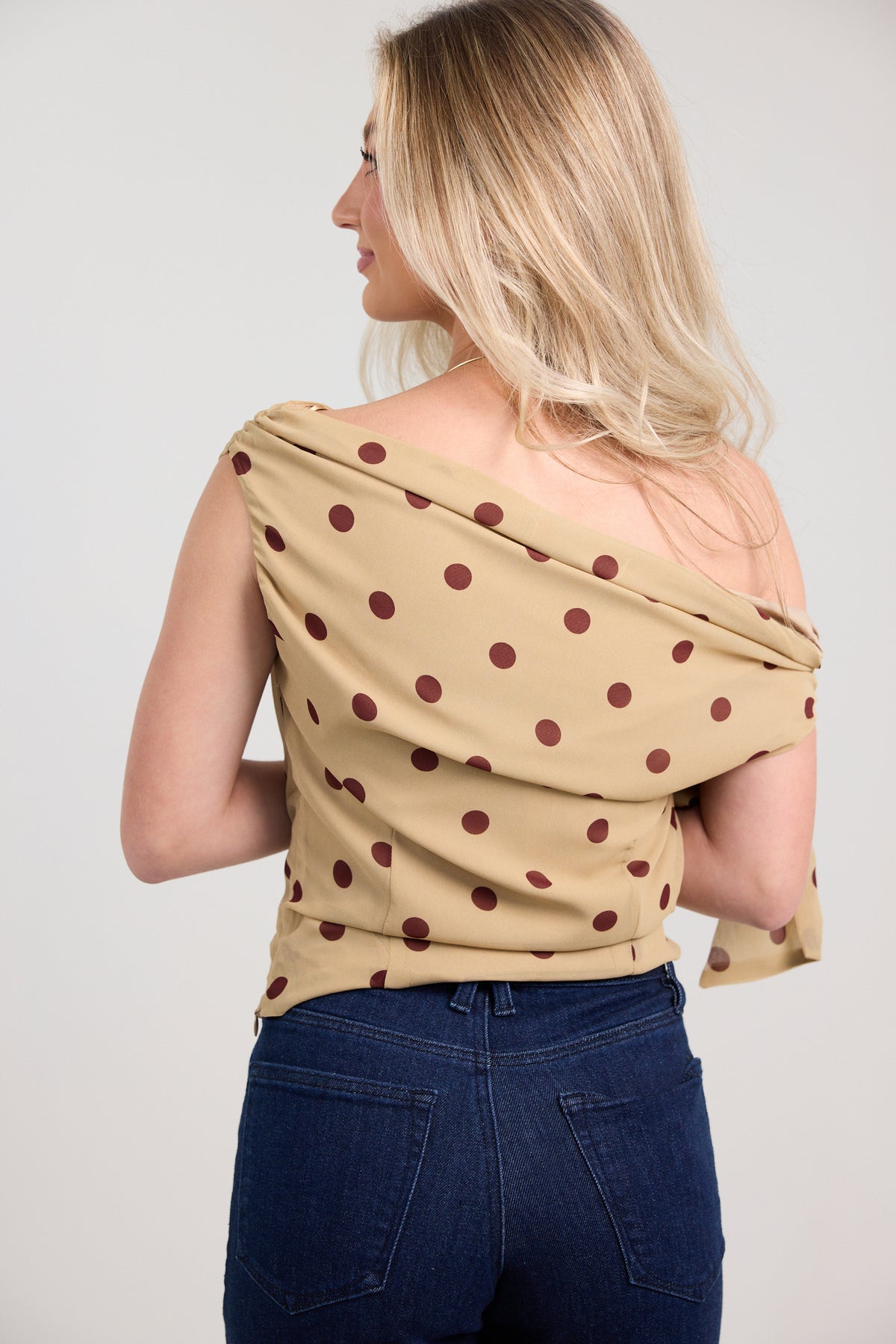 The Celestine Dot Top
