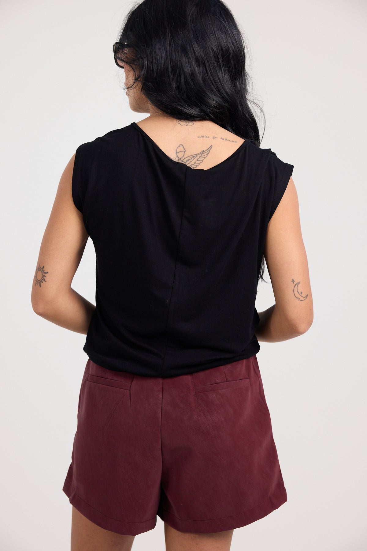 Michael Stars Ines On-Off Shoulder Banded Top