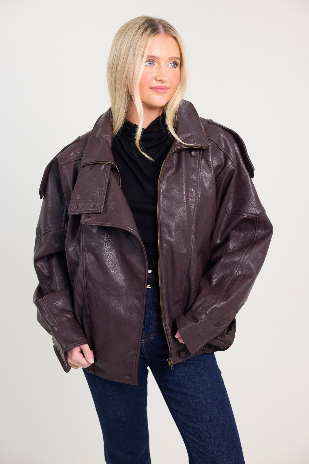 The Misti Vegan Leather Jacket