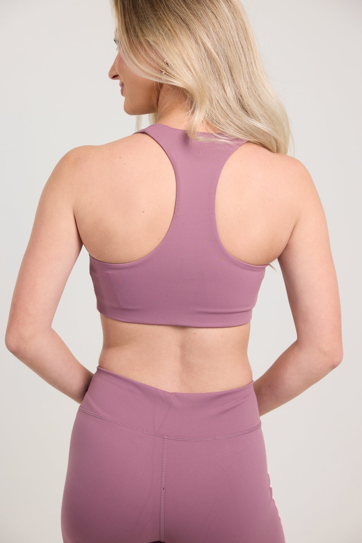 The Pilates Princess Side Stripe Racerback Sports Bra