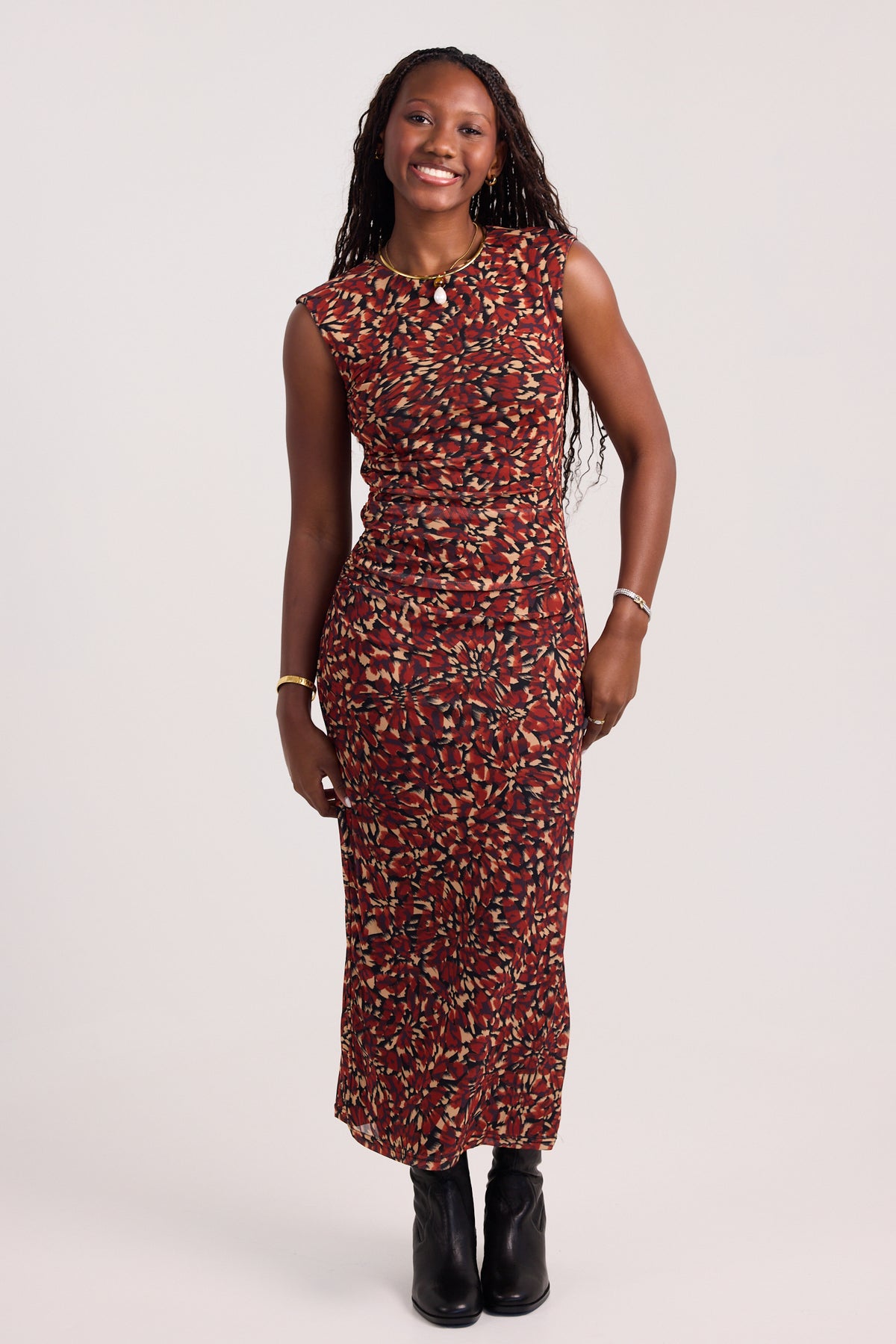 The Hazy Charm Maxi Dress