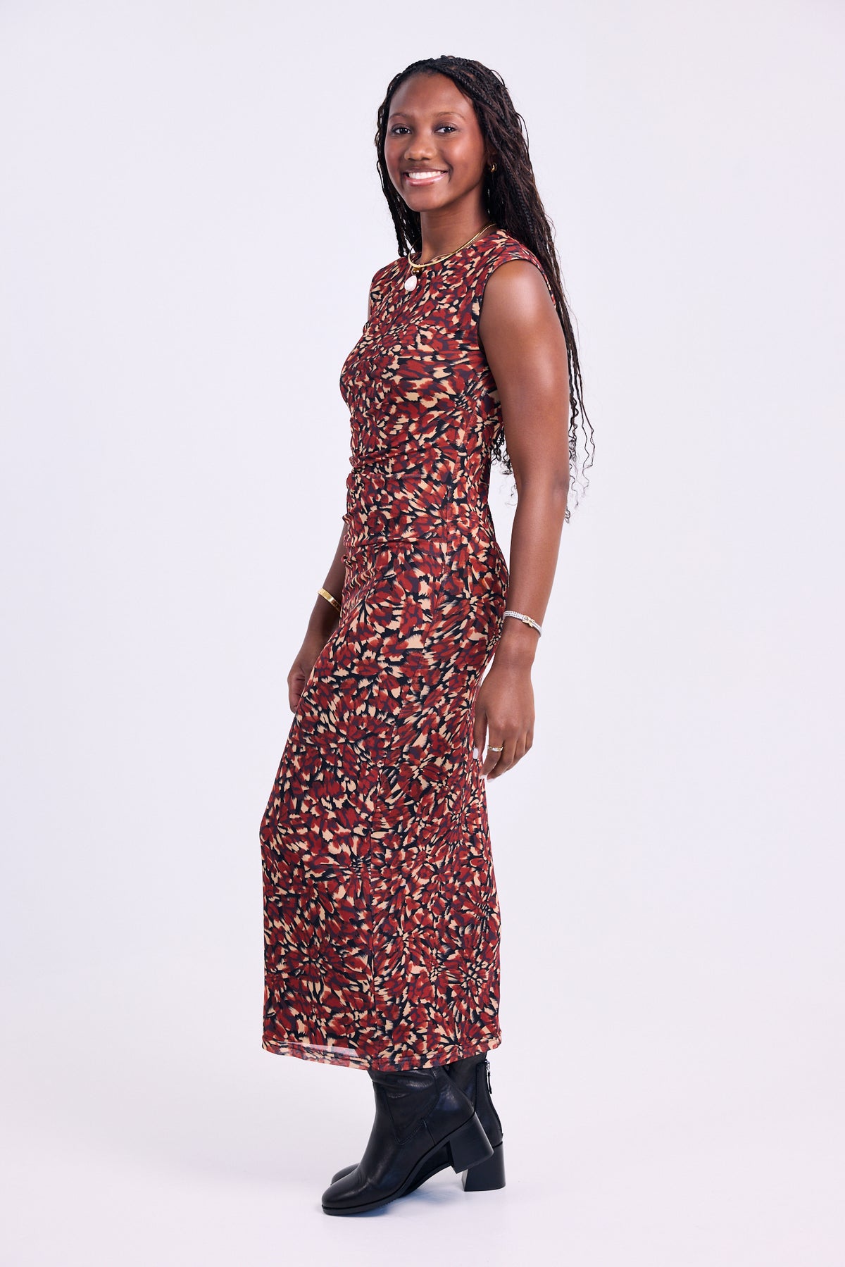 The Hazy Charm Maxi Dress