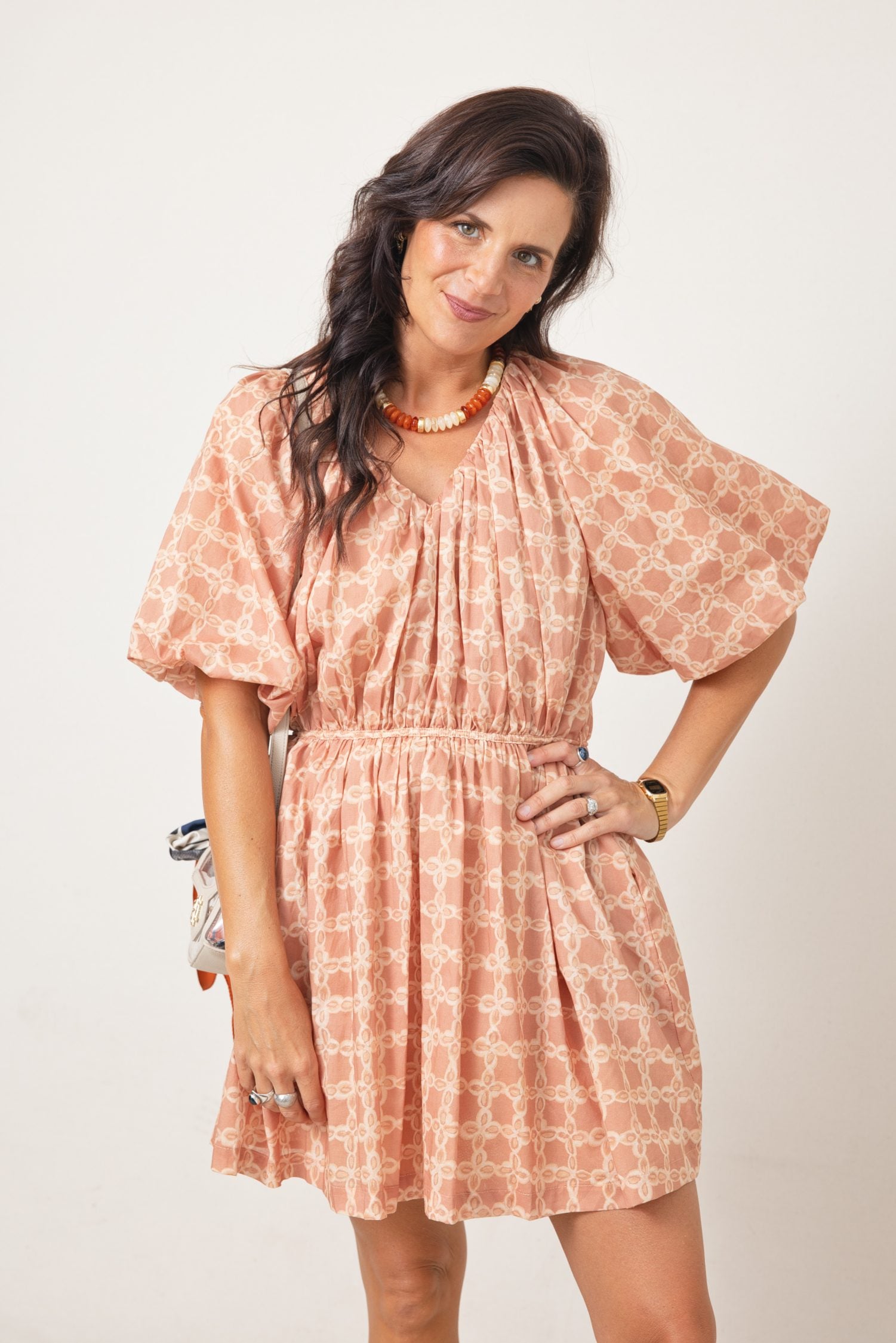 The Charming Chainlink Mini Dress