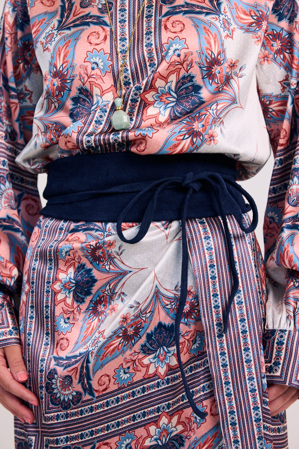 The Judit Sash Suede Belt