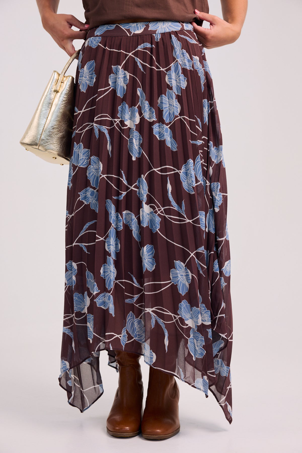 The Sapphire Mist Maxi Skirt