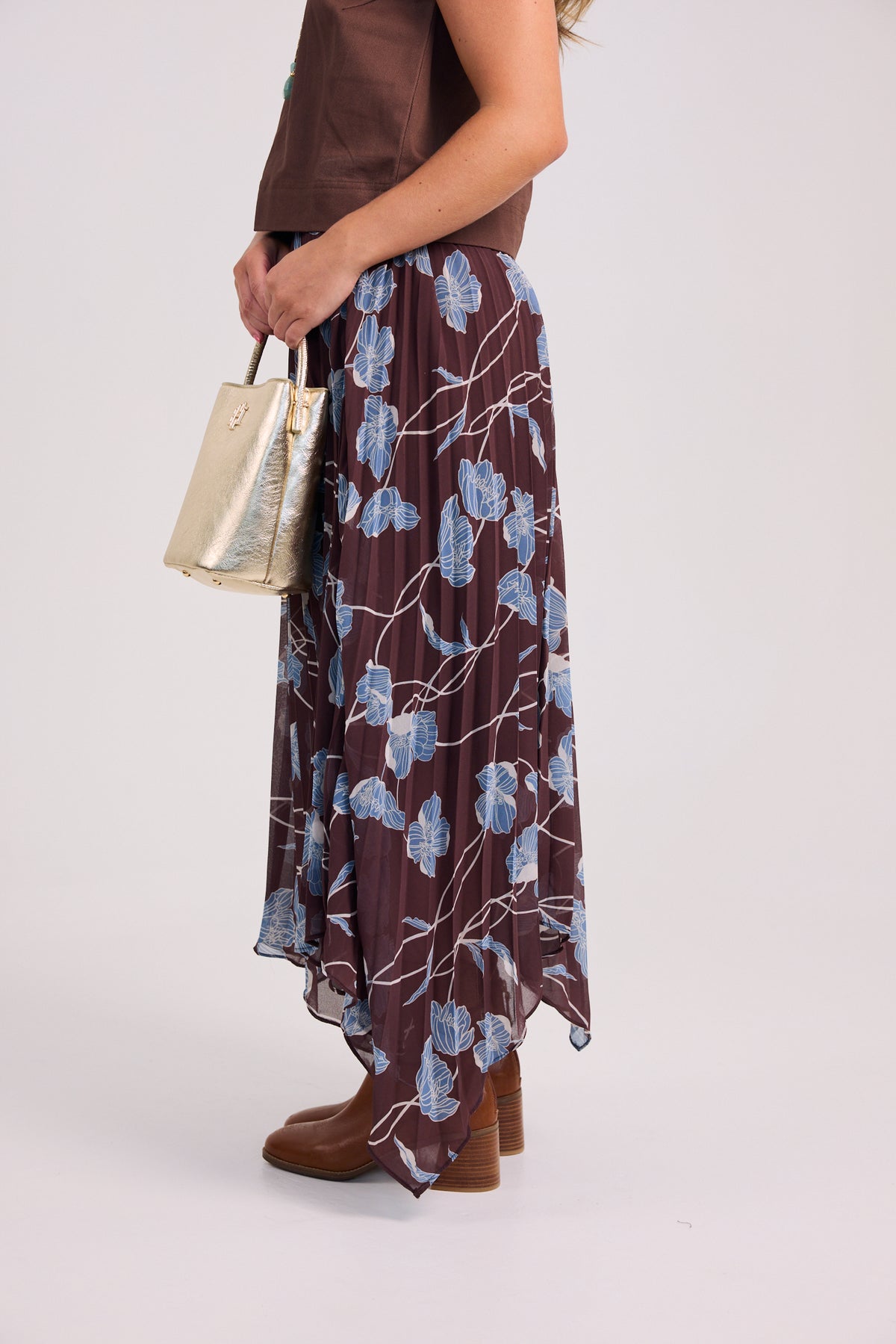 The Sapphire Mist Maxi Skirt