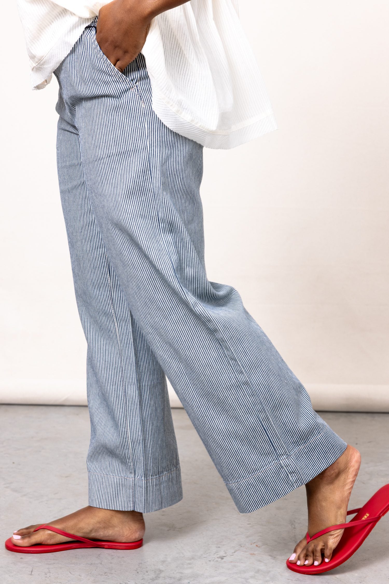 Sanctuary Lily Stripe Cropped Pant