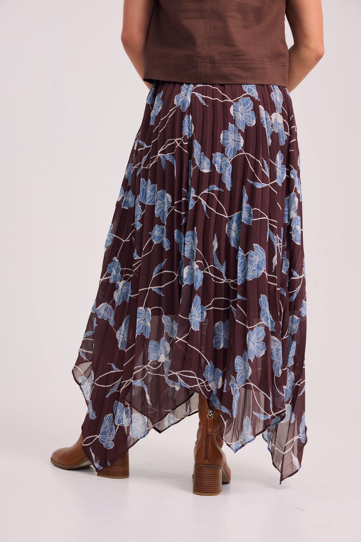 The Sapphire Mist Maxi Skirt