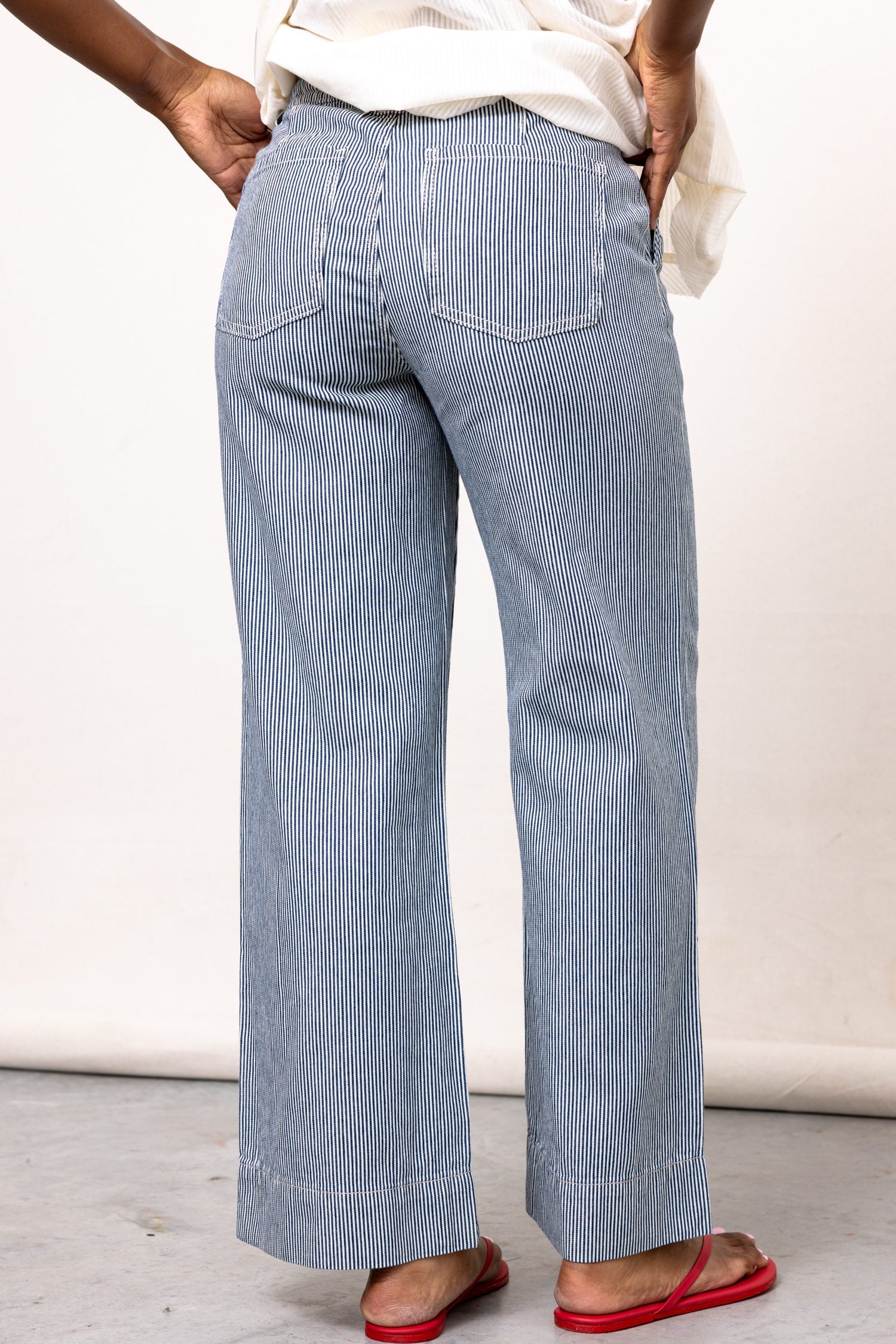 Sanctuary Lily Stripe Cropped Pant