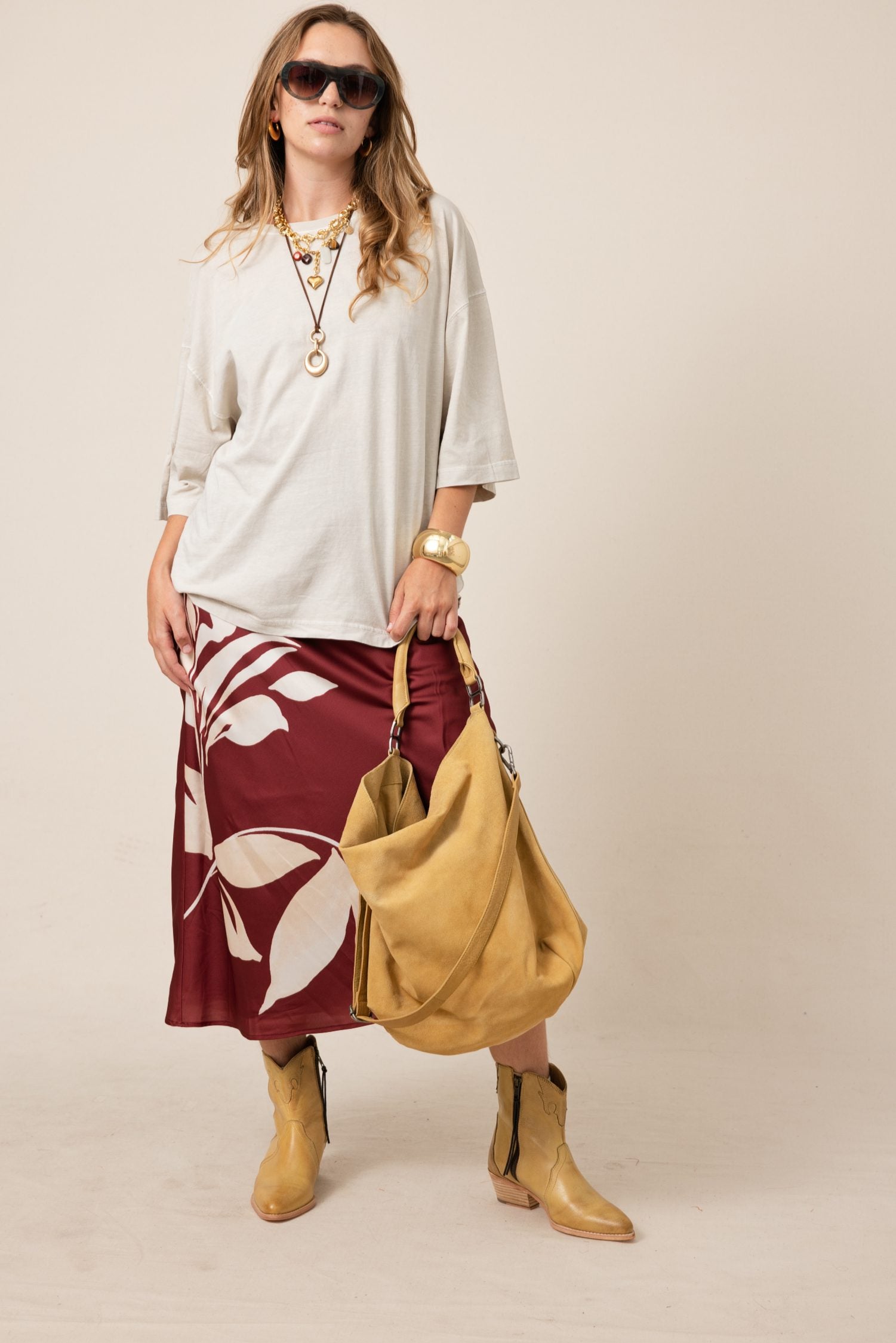 Free People Suzie Suede Slouch Tote