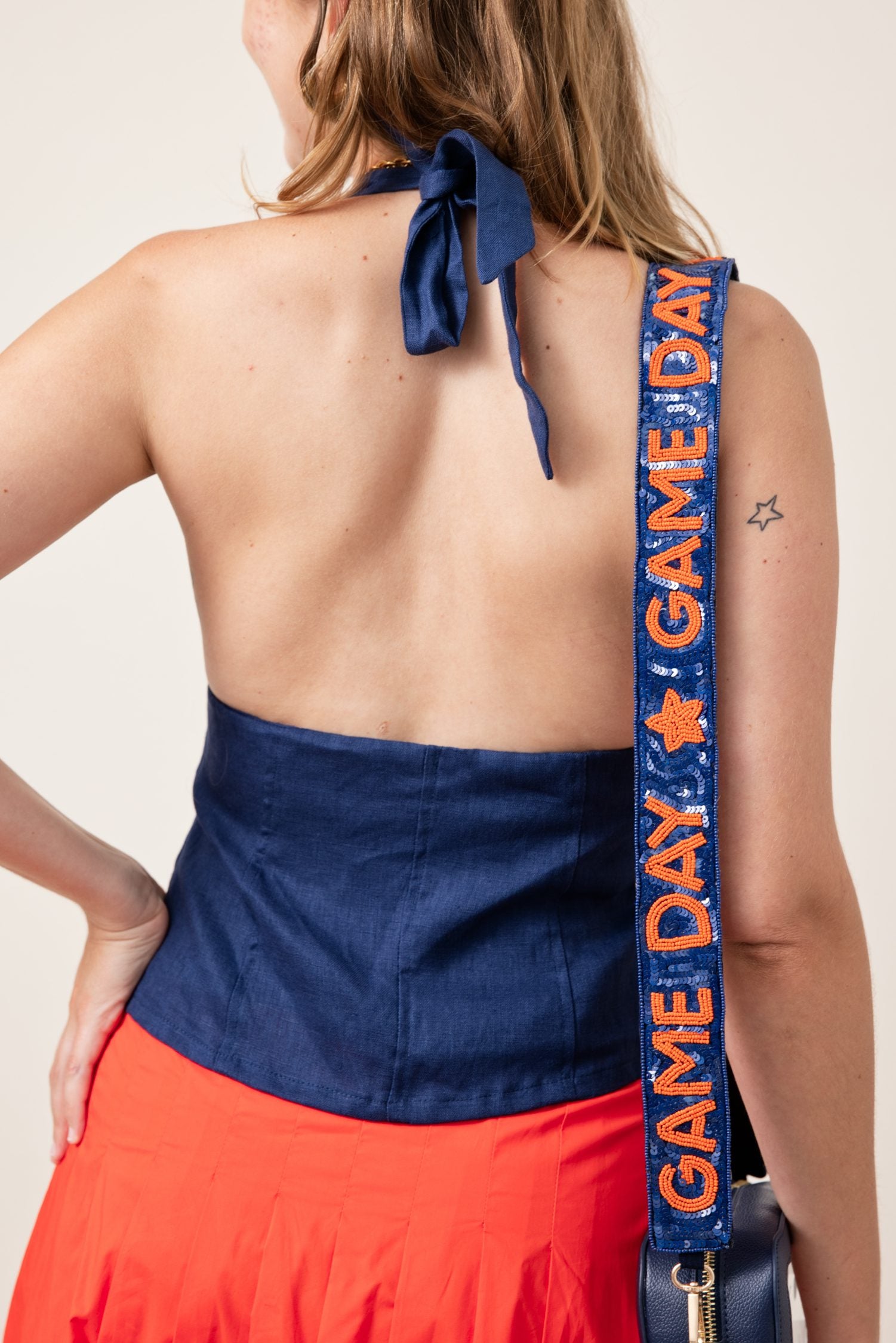 The Charlie Halter Linen Top