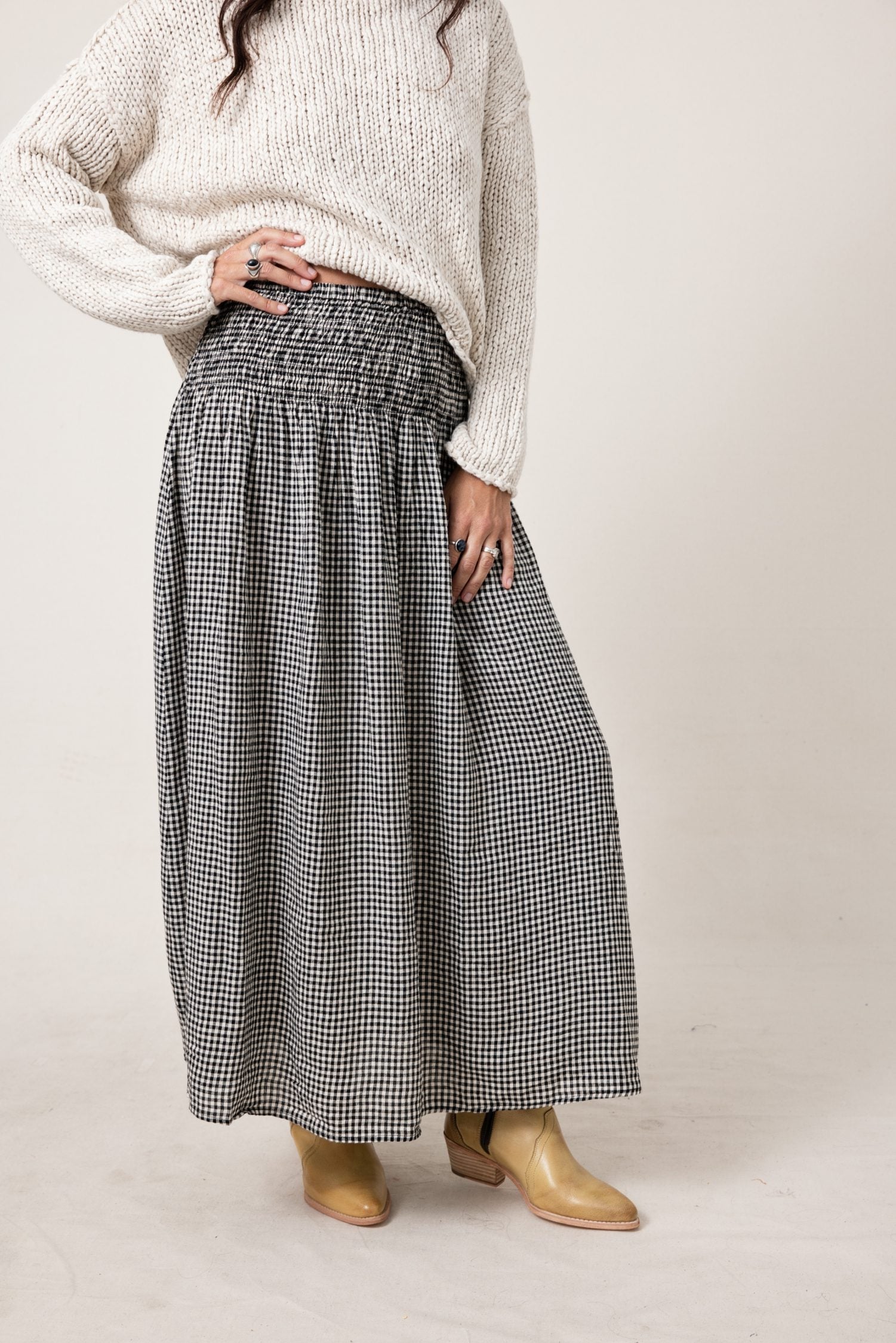 Z Supply Brooke Gingham Skirt