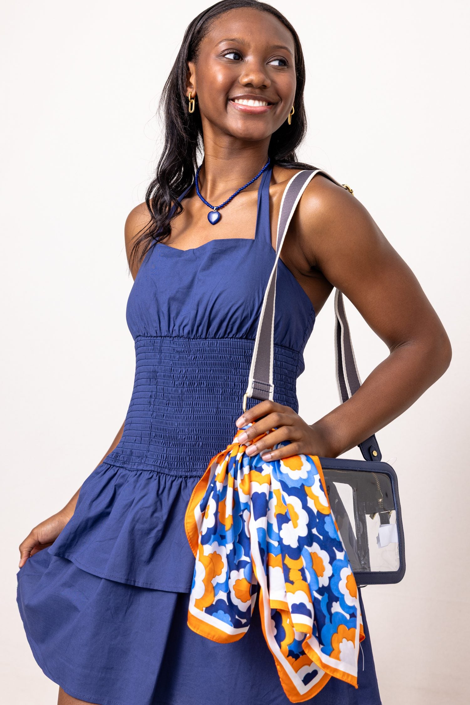 The Hannah Halter Neck Mini Dress