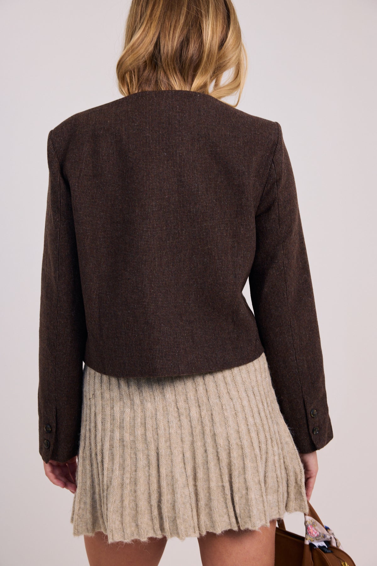 The Dublin Double Button Collarless Coat