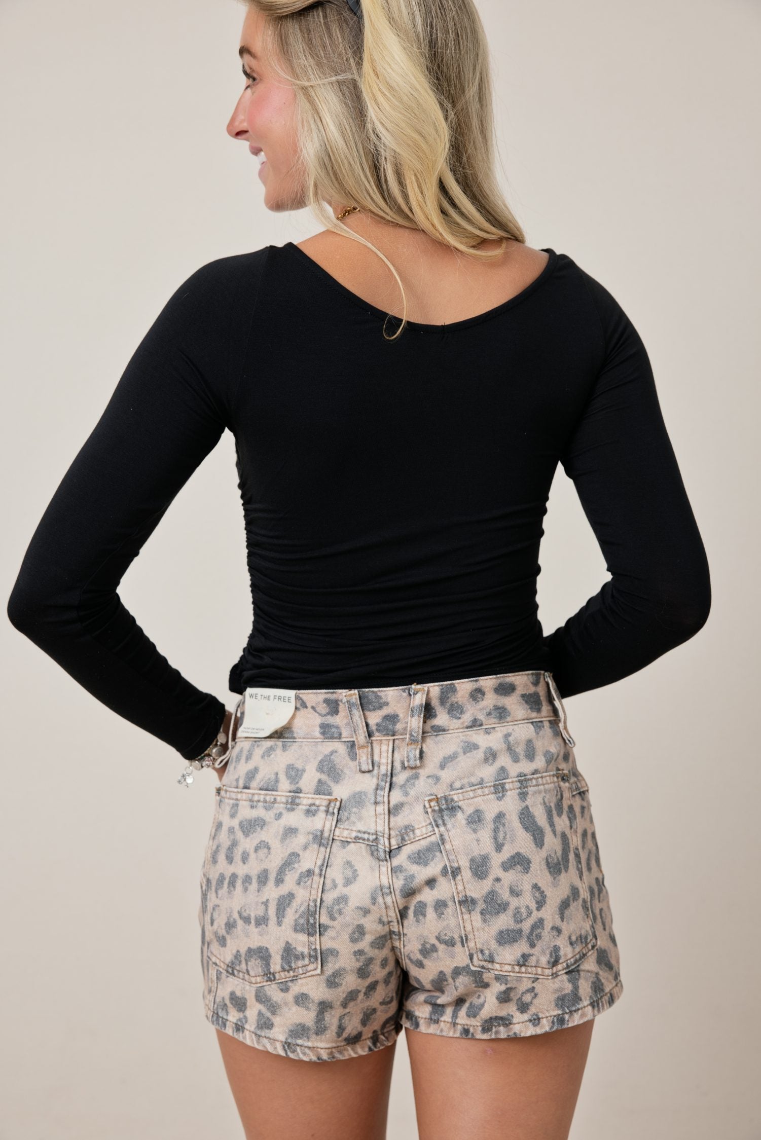 Free People Now Or Never Printed Short