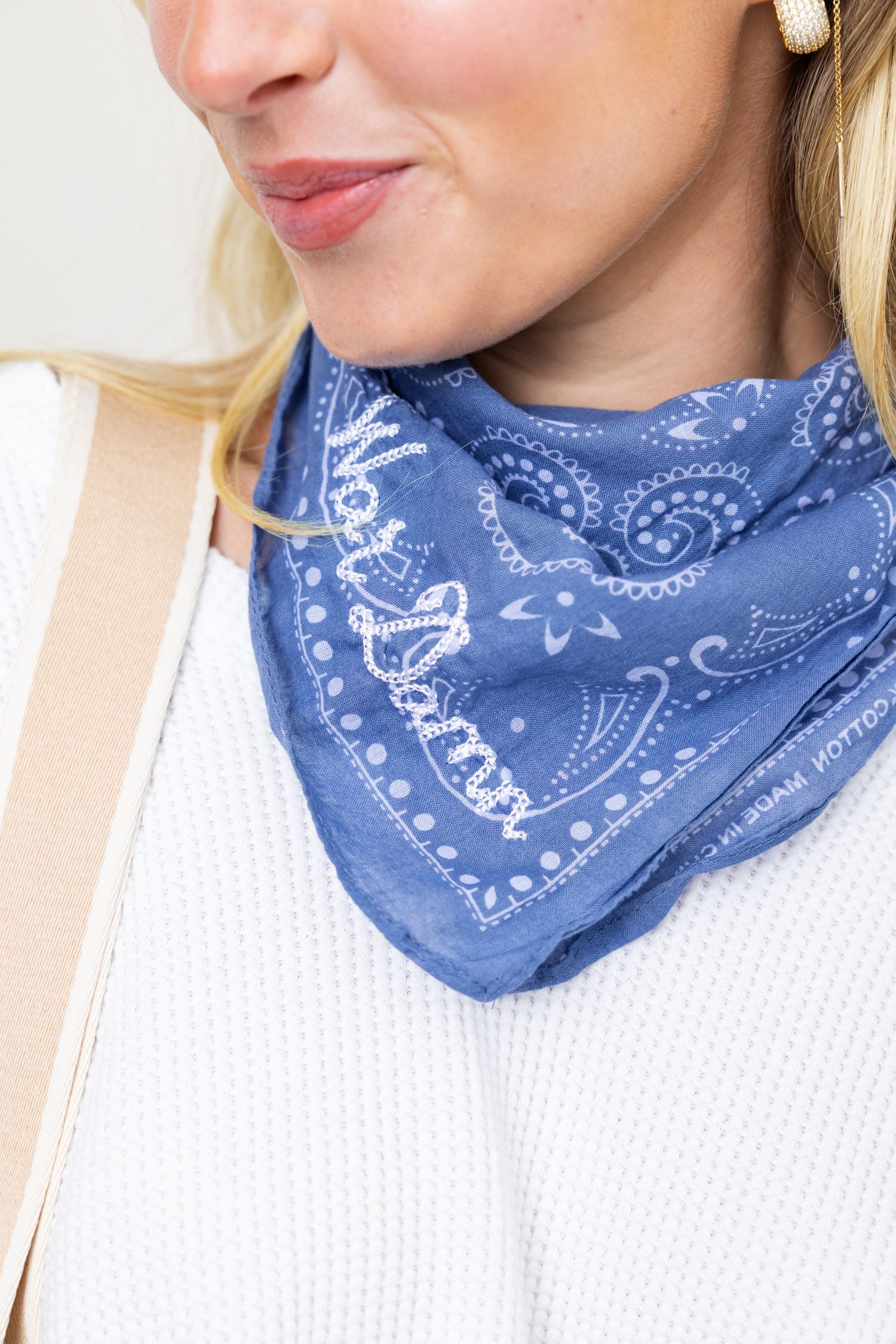 Exclusive Embroidered Bandana