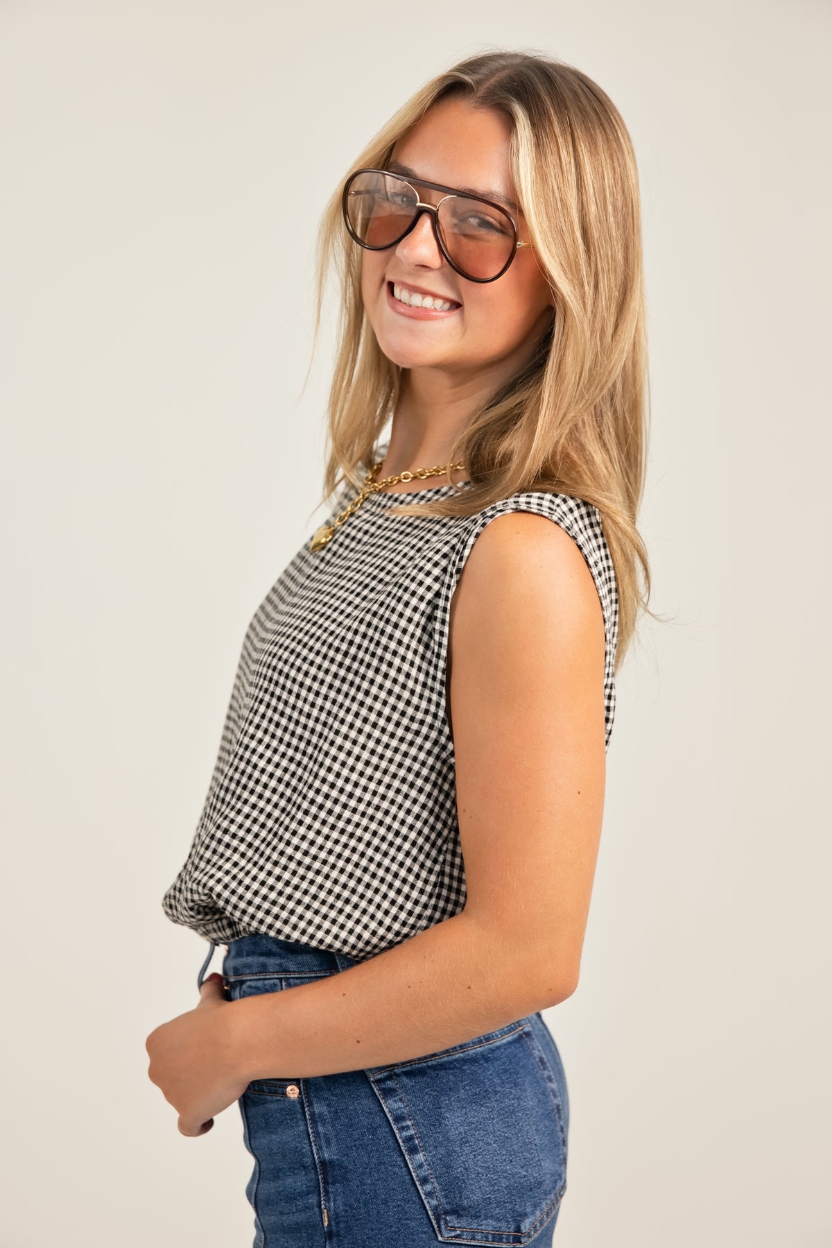 Z Supply Merit Gingham Top