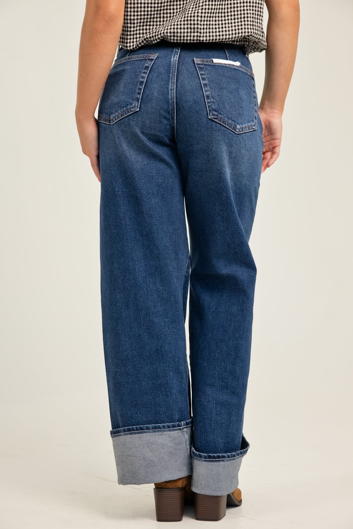 PISTOLA Kyra High Rise Bowed Wide