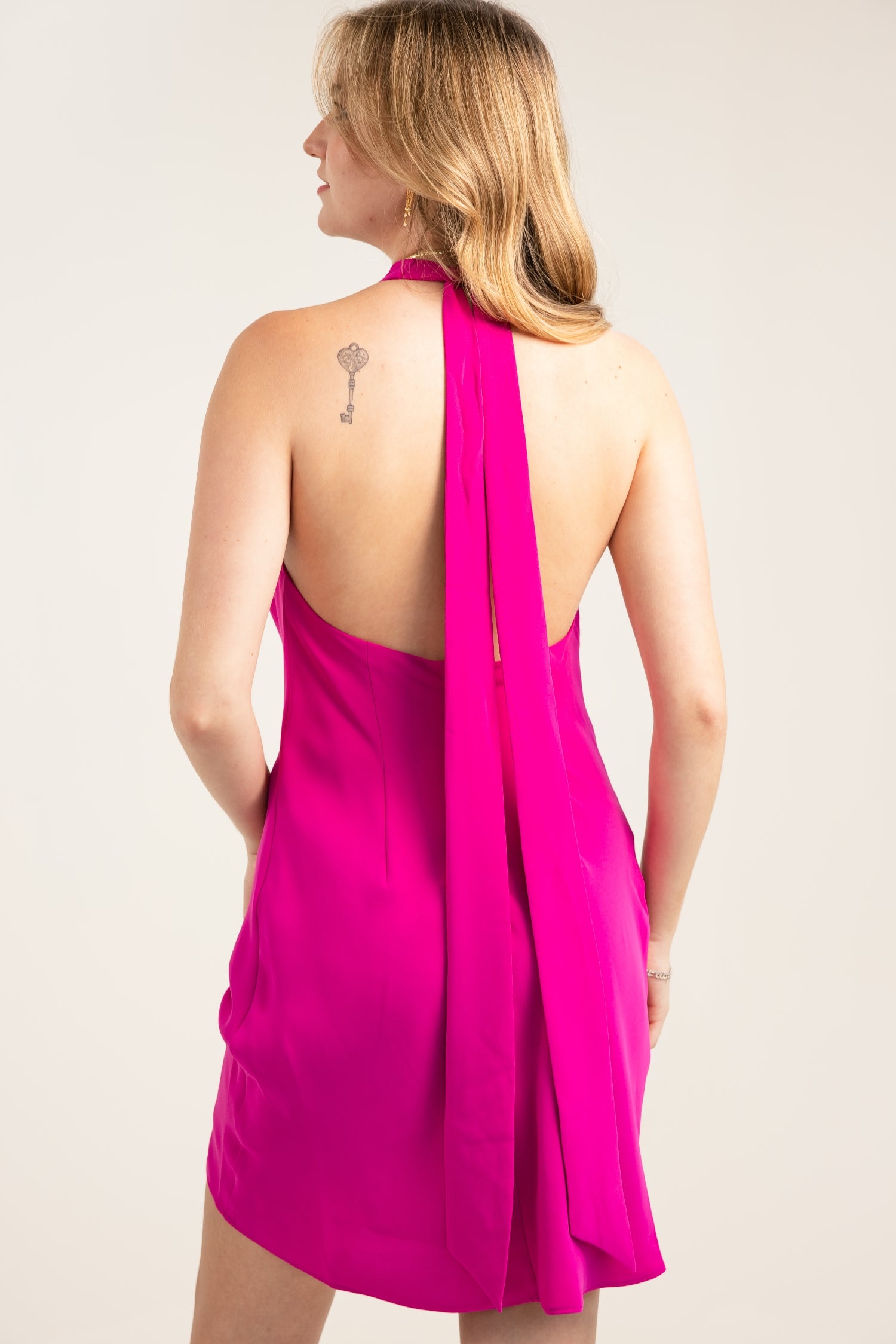 Steve Madden Suzu Dress Fuchsia