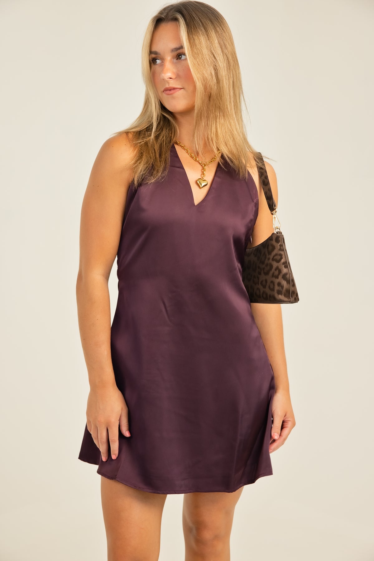 The Veronica V-Neck Backless Mini Dress