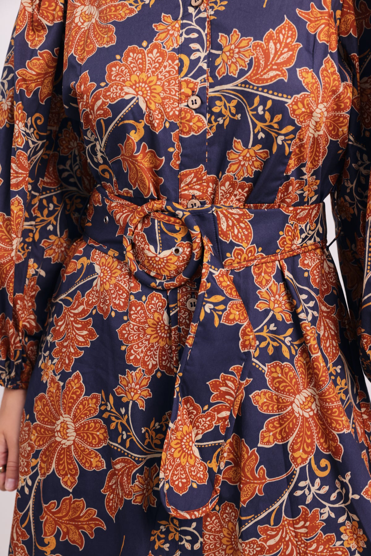 The Kate Floral Belted Maxi Dress