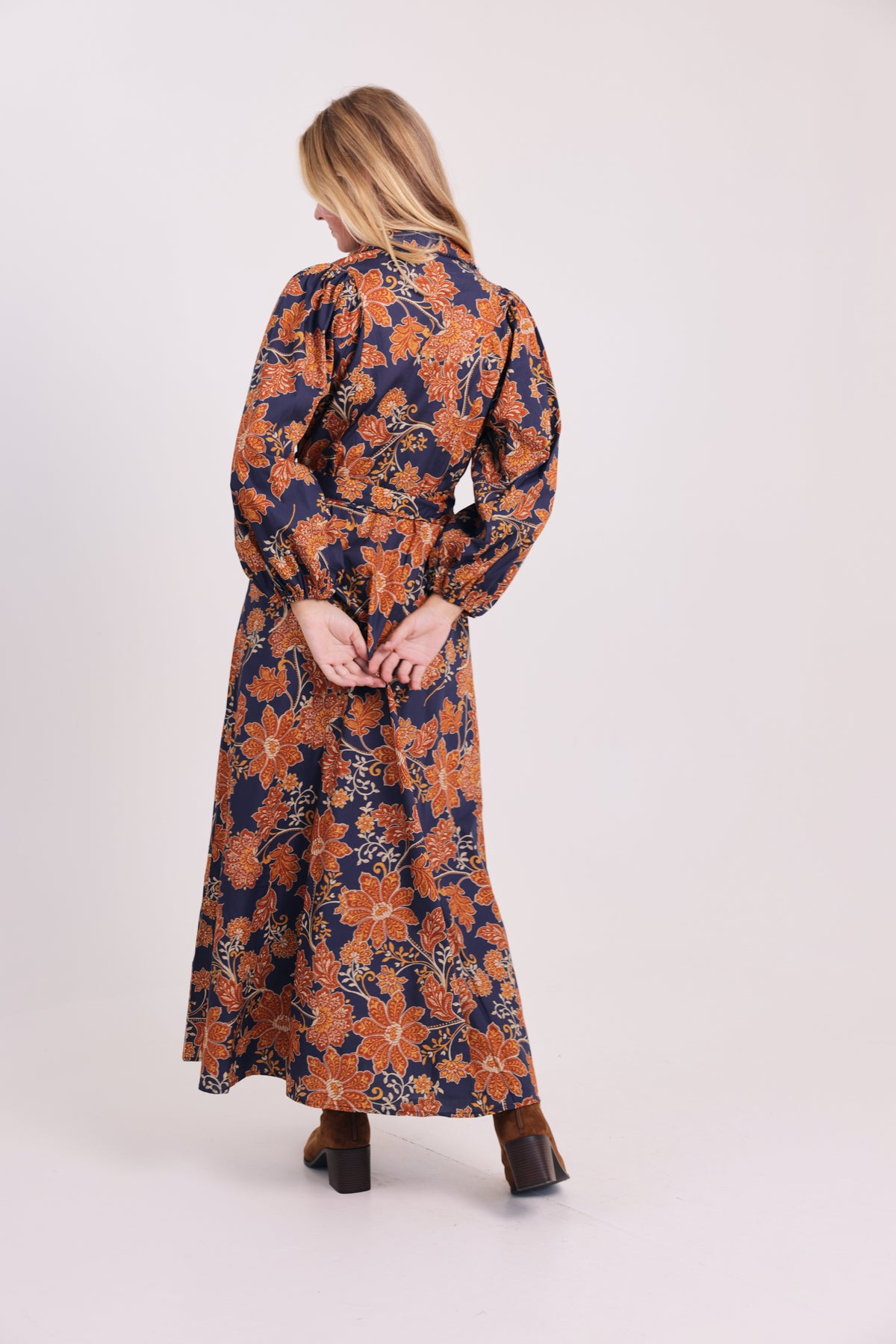 The Kate Floral Belted Maxi Dress