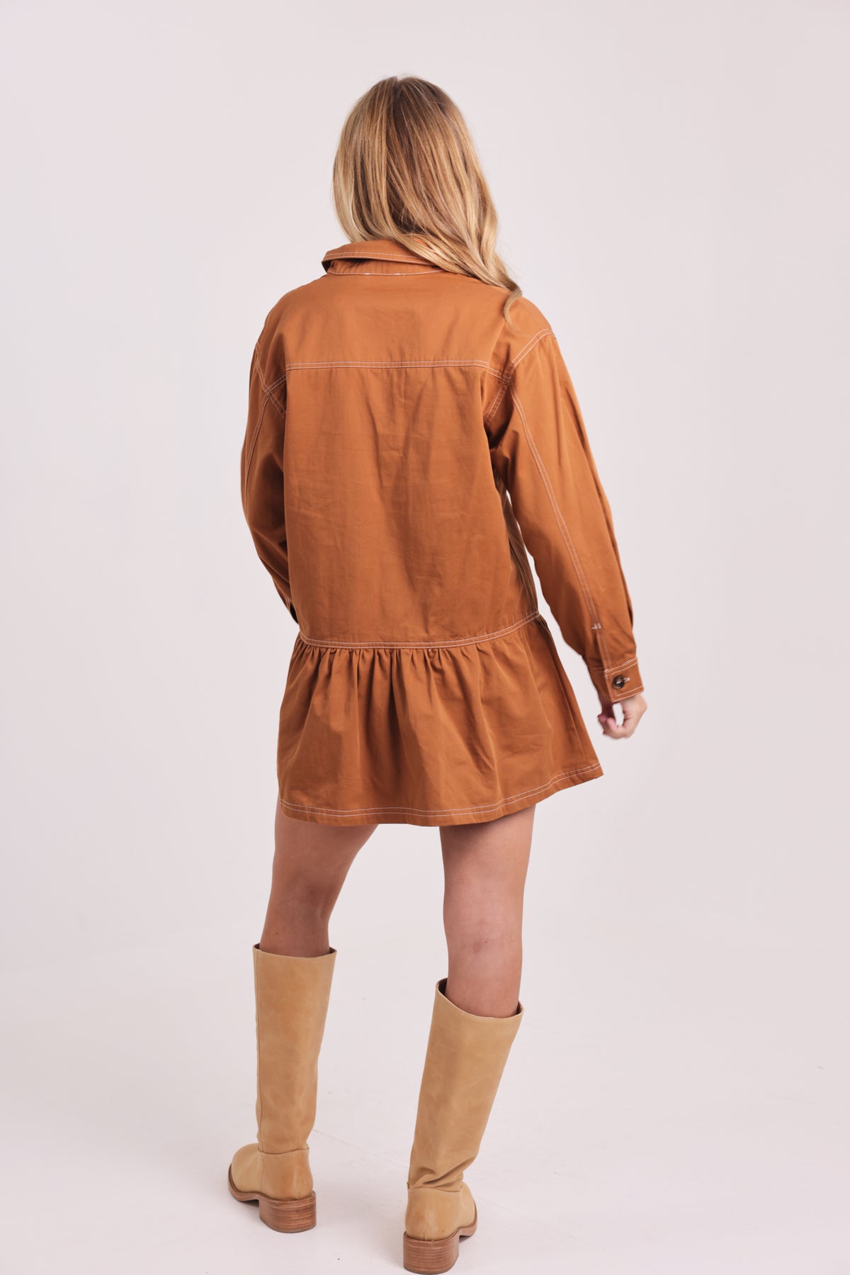 The Lizzie Button Down Shirt Dress
