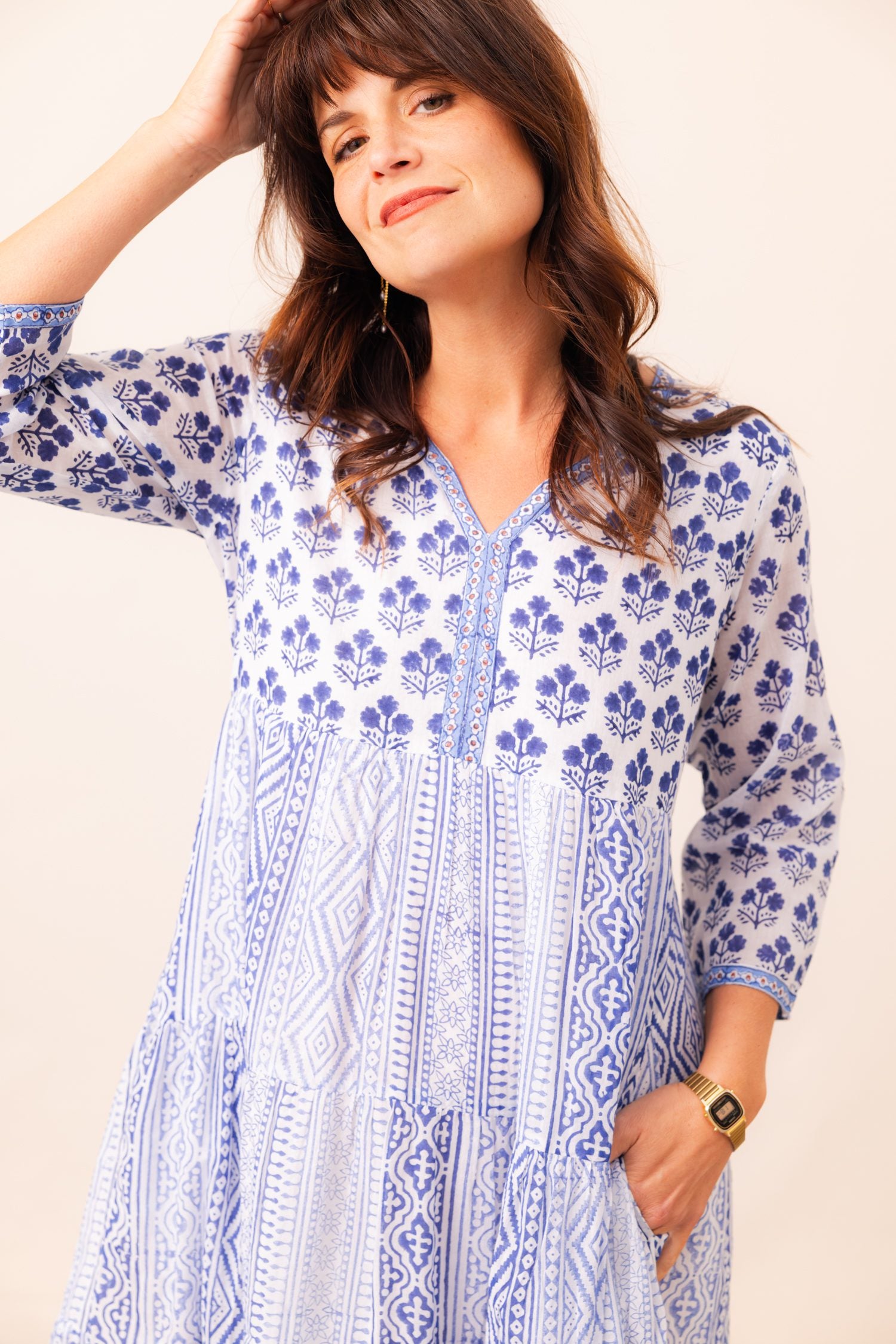 The Jhene Block Print Dress