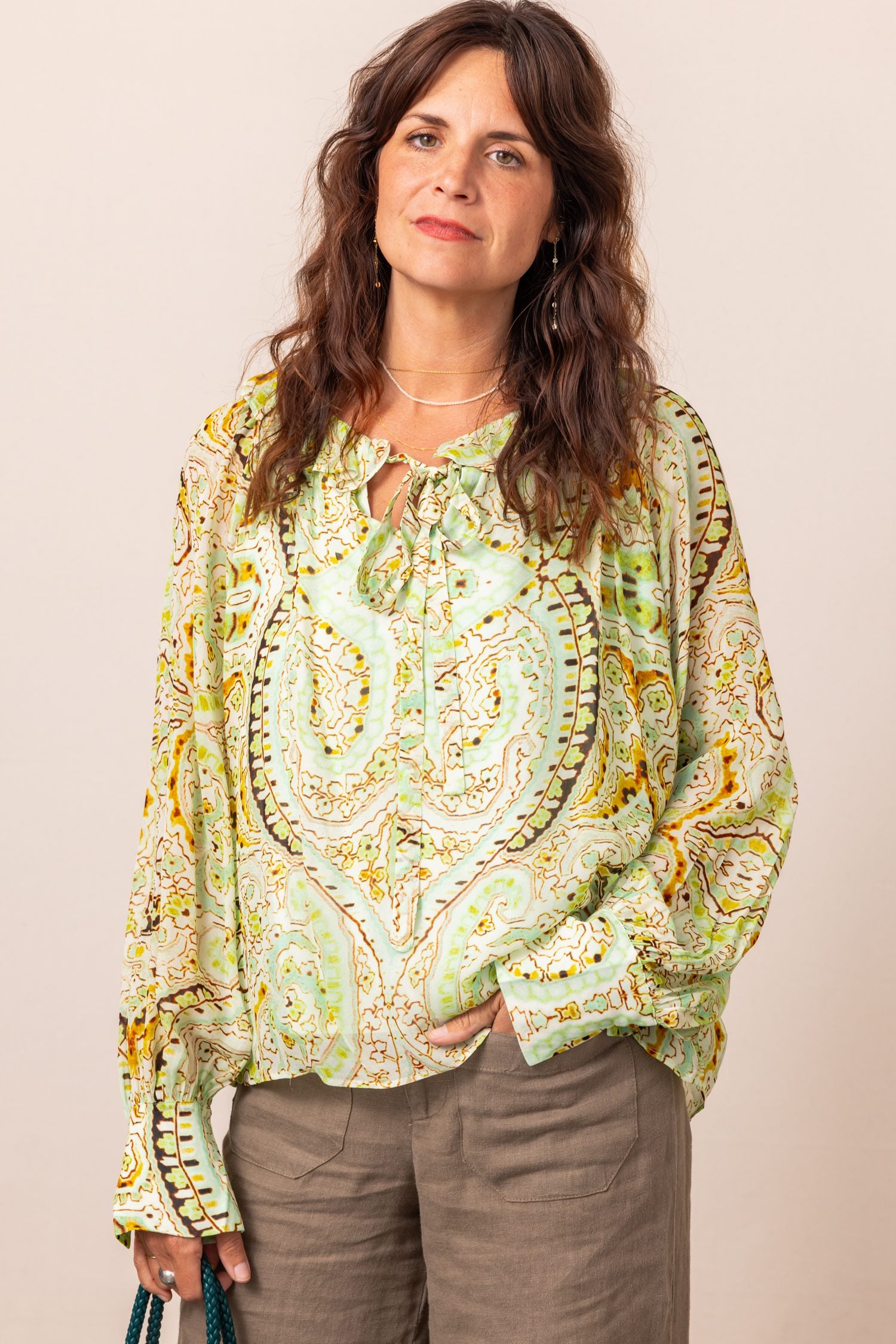 Sanctuary Sheer Elegance Volume Blouse