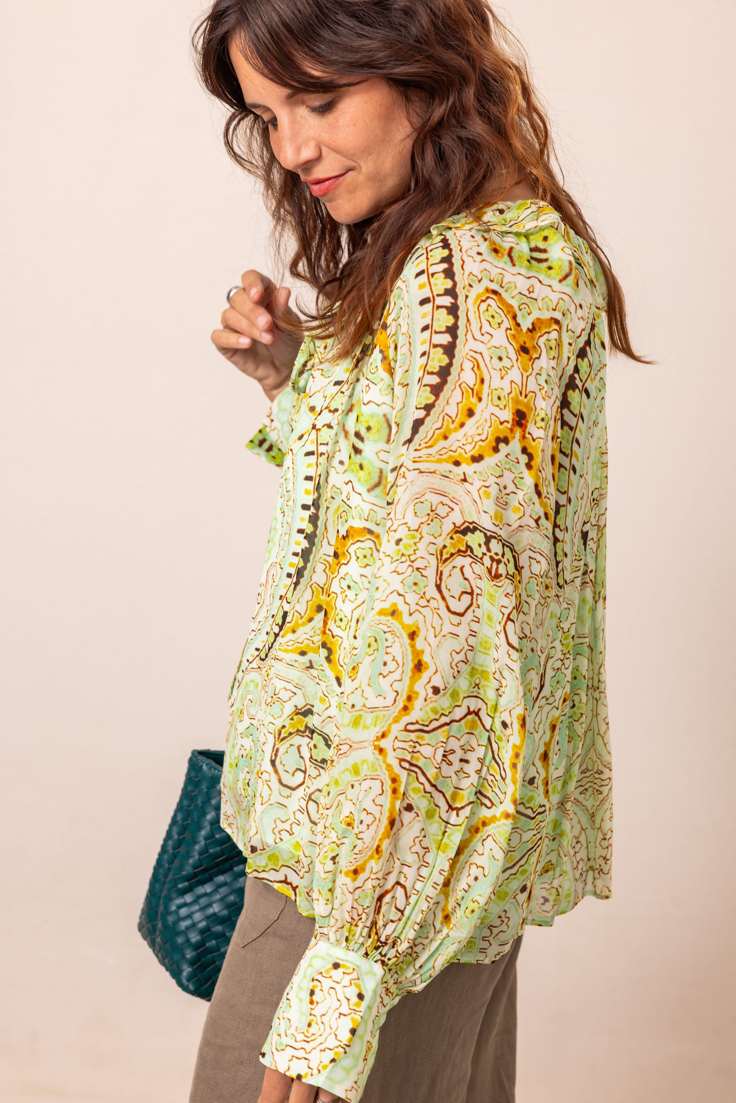 Sanctuary Sheer Elegance Volume Blouse