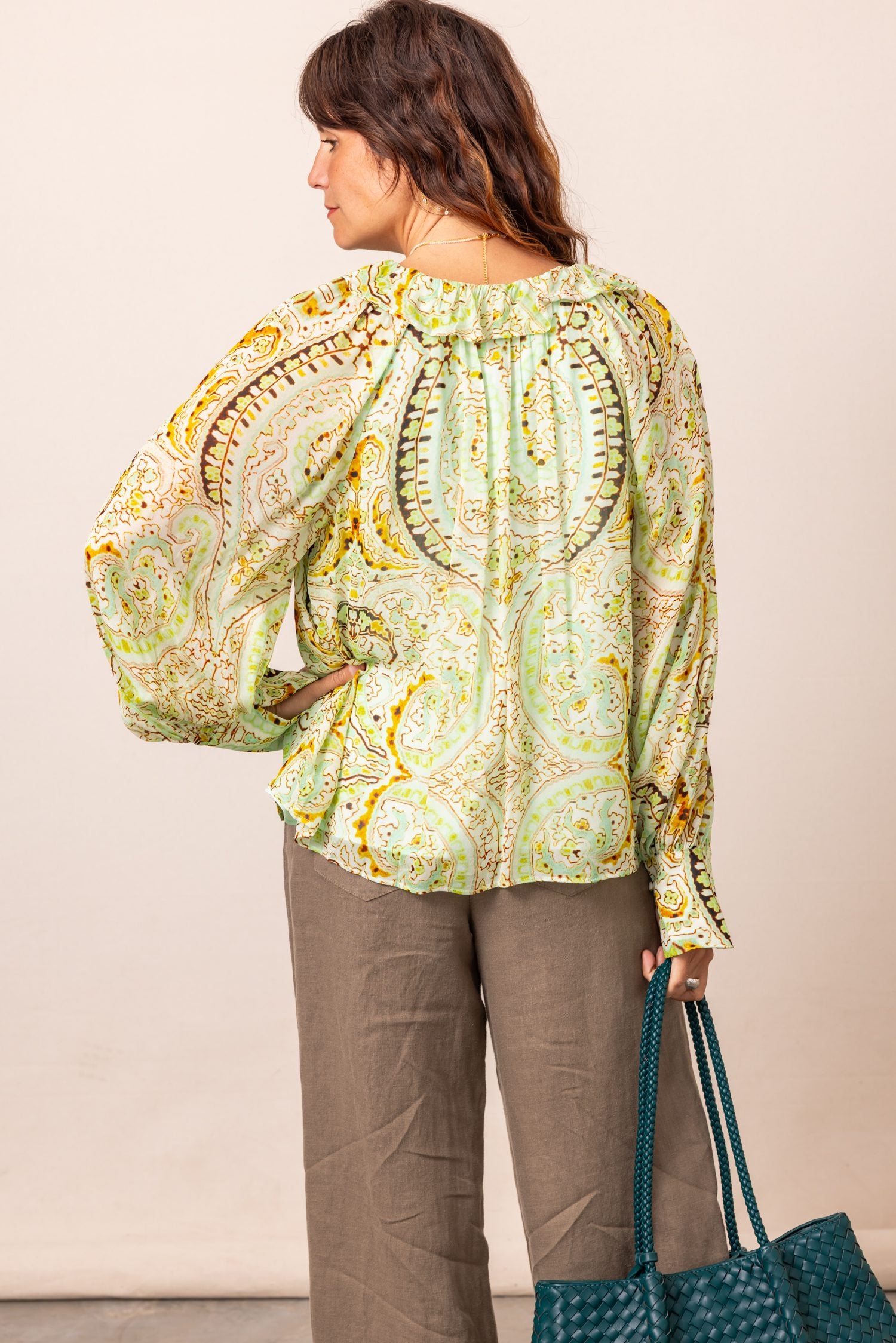 Sanctuary Sheer Elegance Volume Blouse