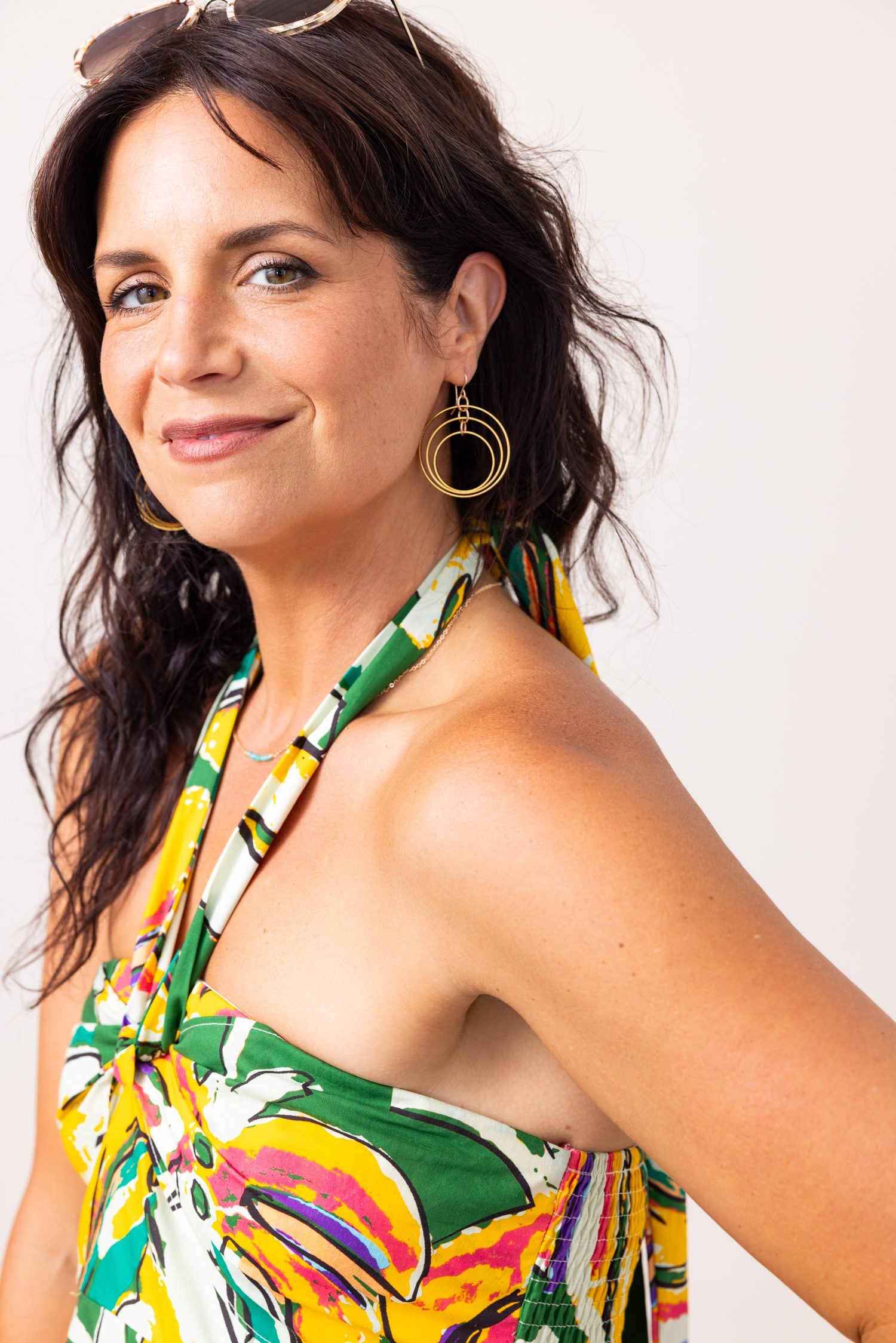 The Glamorous Golden Astrolabe Earrings