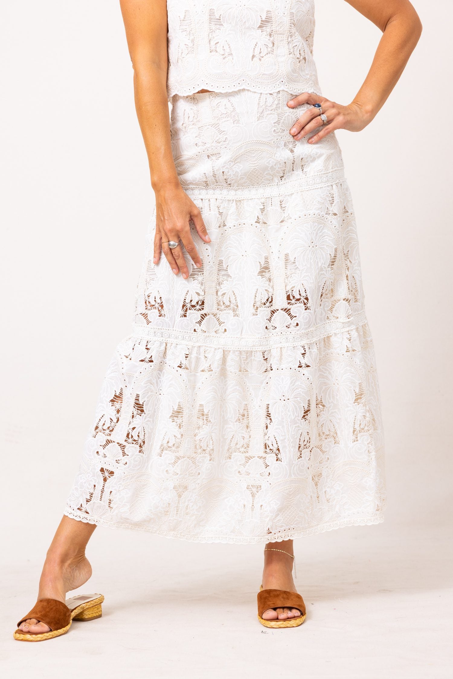 Lucy Paris Kelly Lace Skirt
