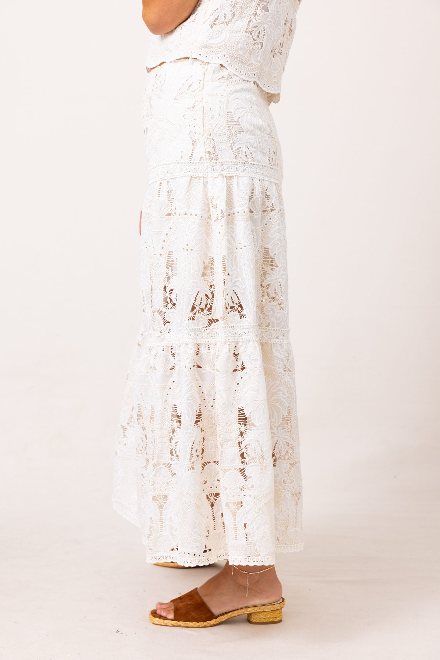 Lucy Paris Kelly Lace Skirt