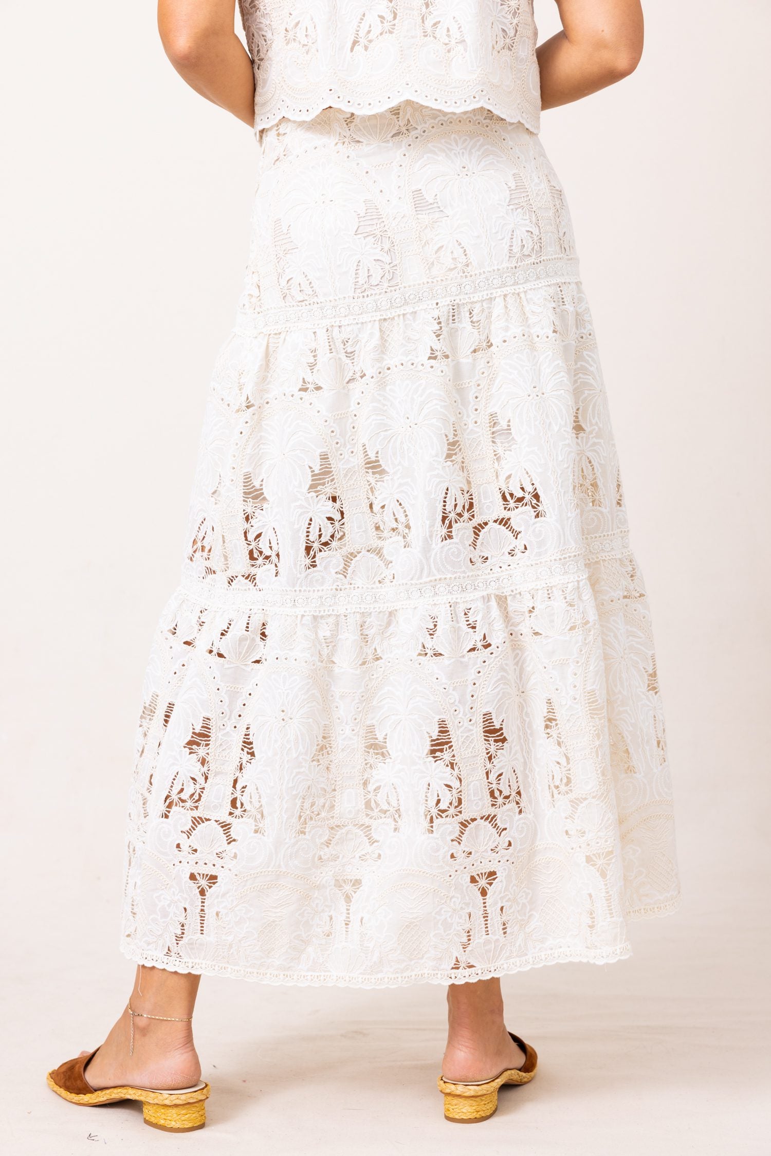 Lucy Paris Kelly Lace Skirt