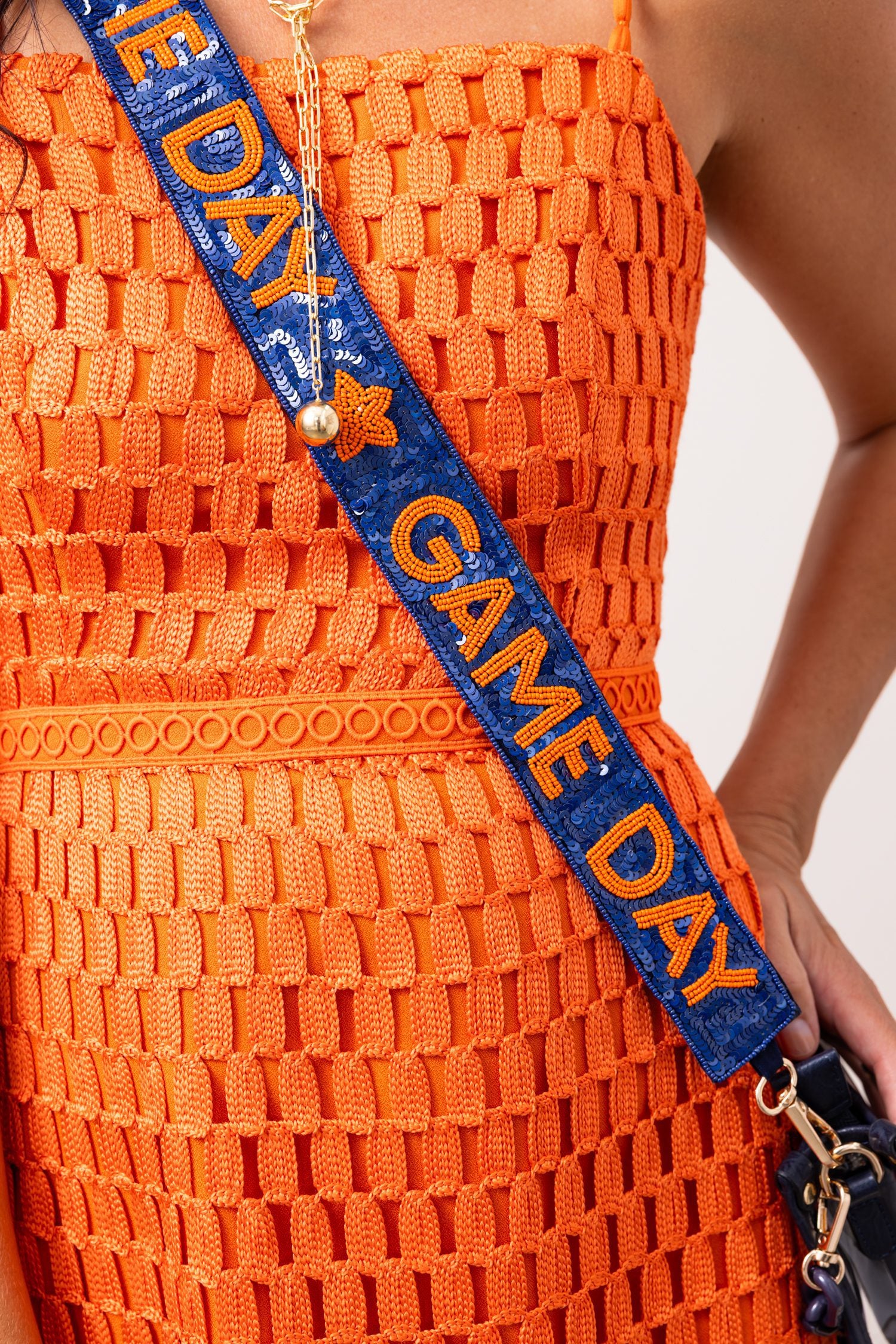 The Game Day Sequin Bag Strap