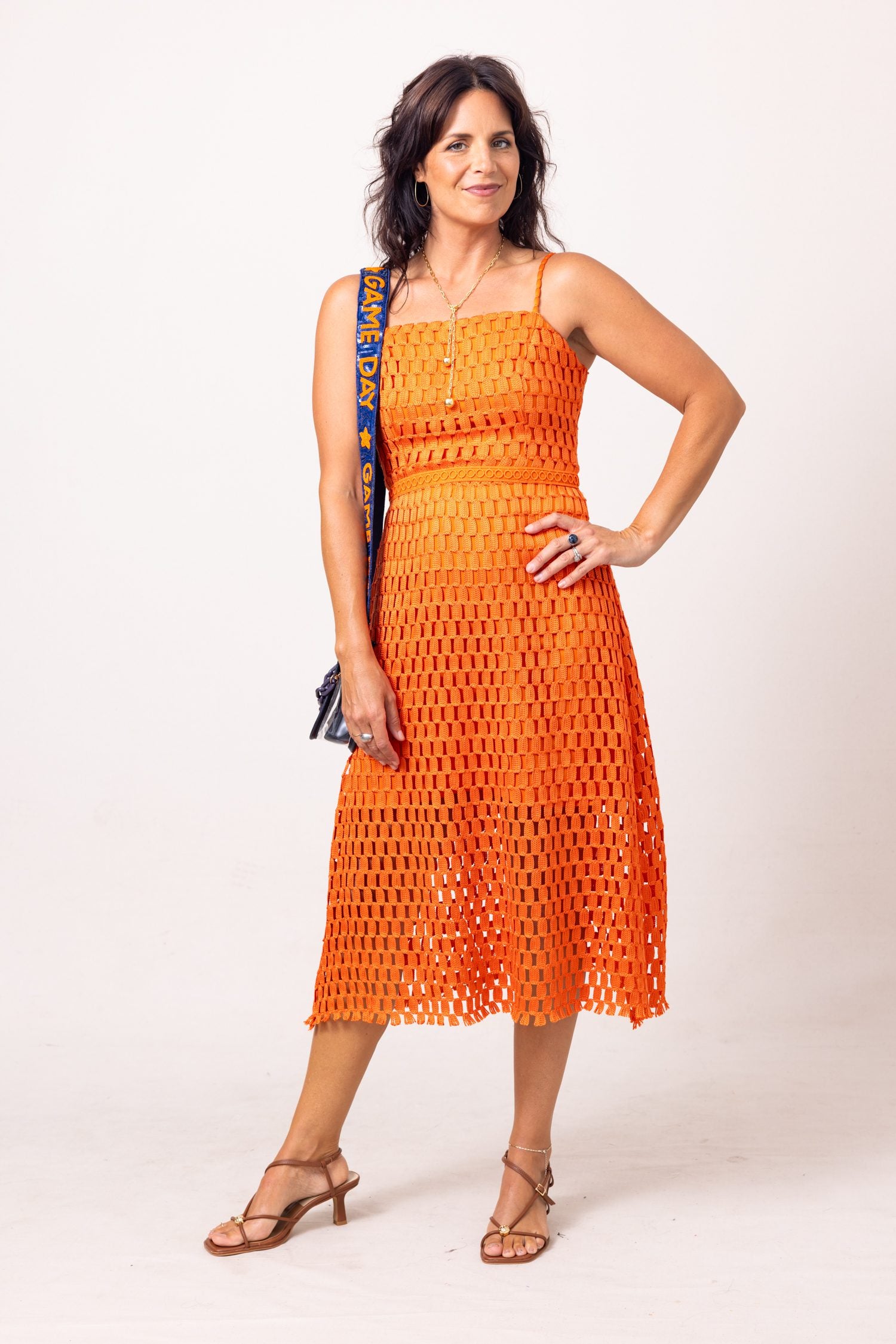 The Karson Lace Midi Dress