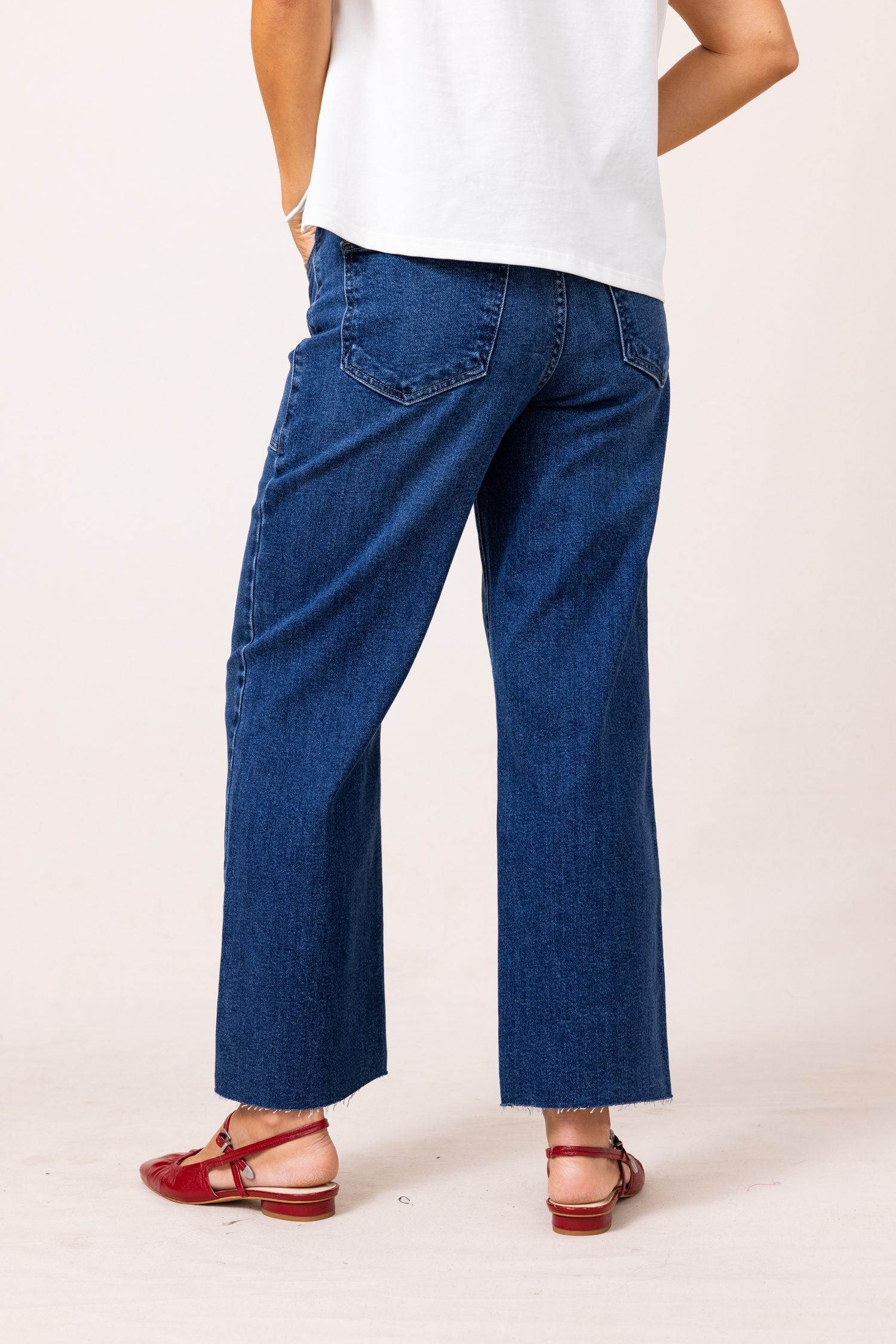 Just Black Denim High Rise Utility Wide Leg