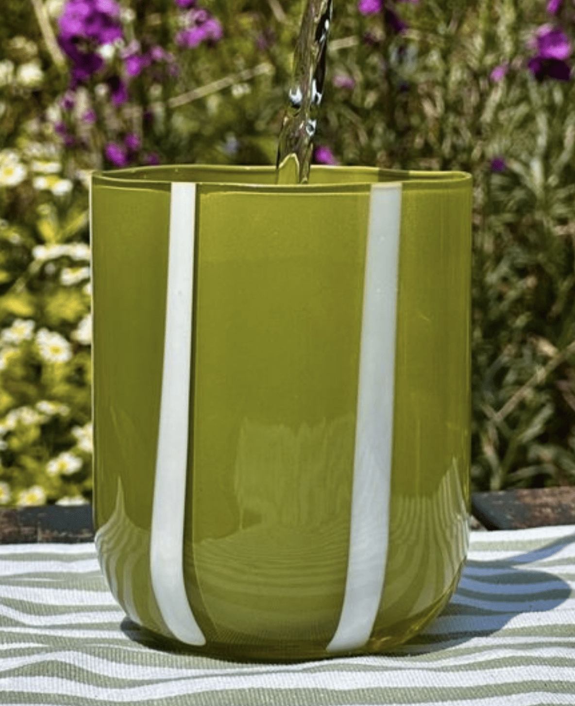 MAEGAN Atina Striped Glassware