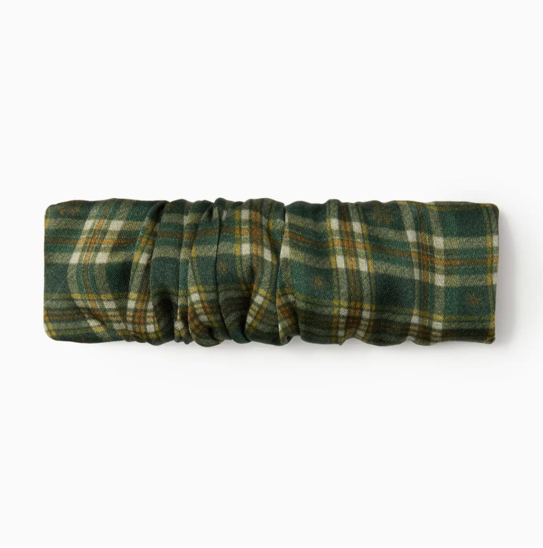 OLAH Silk Hair Barrette Grevelyn Plaid