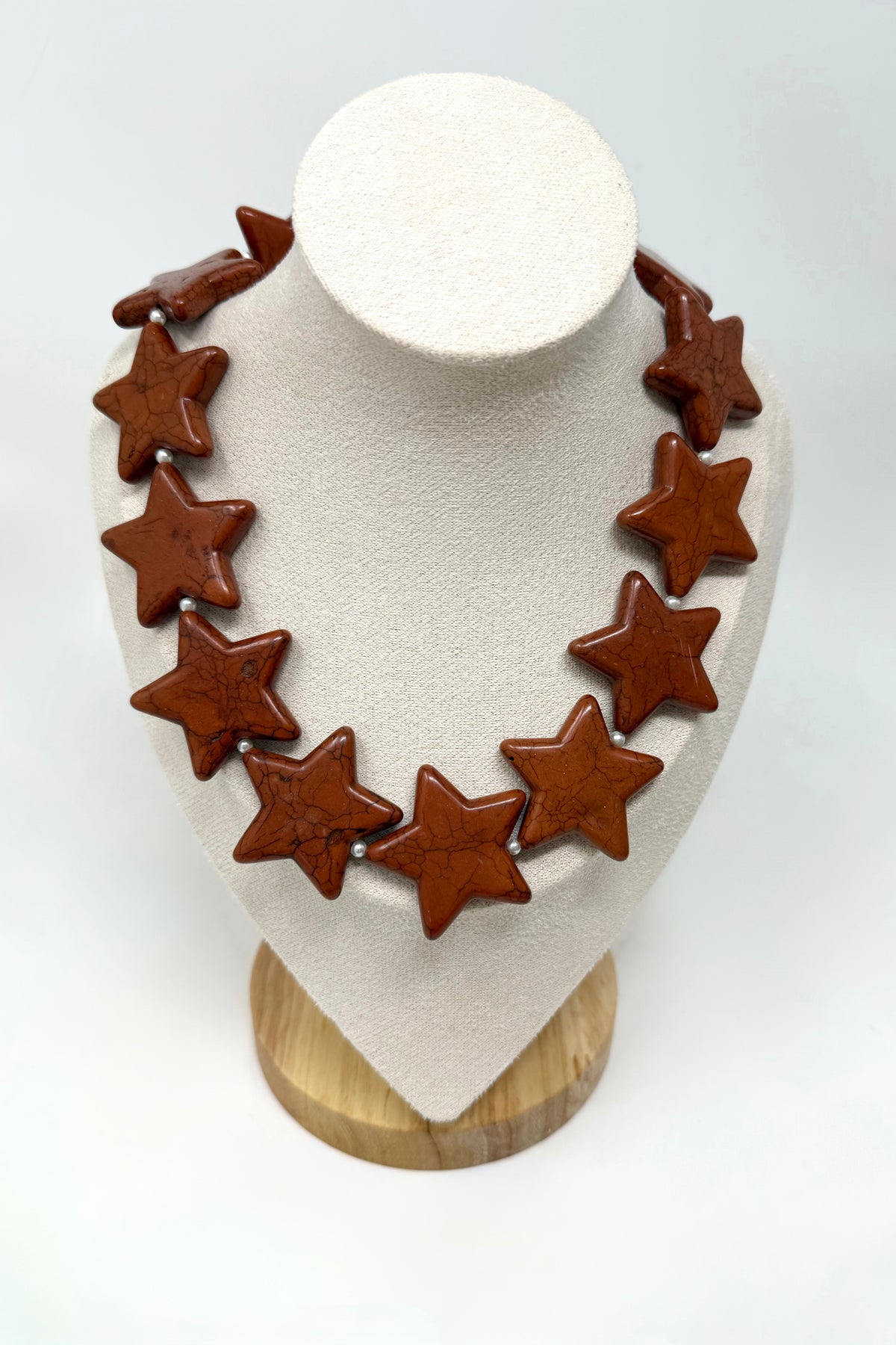 The Brooklyn Brown Magnesite Star Necklace